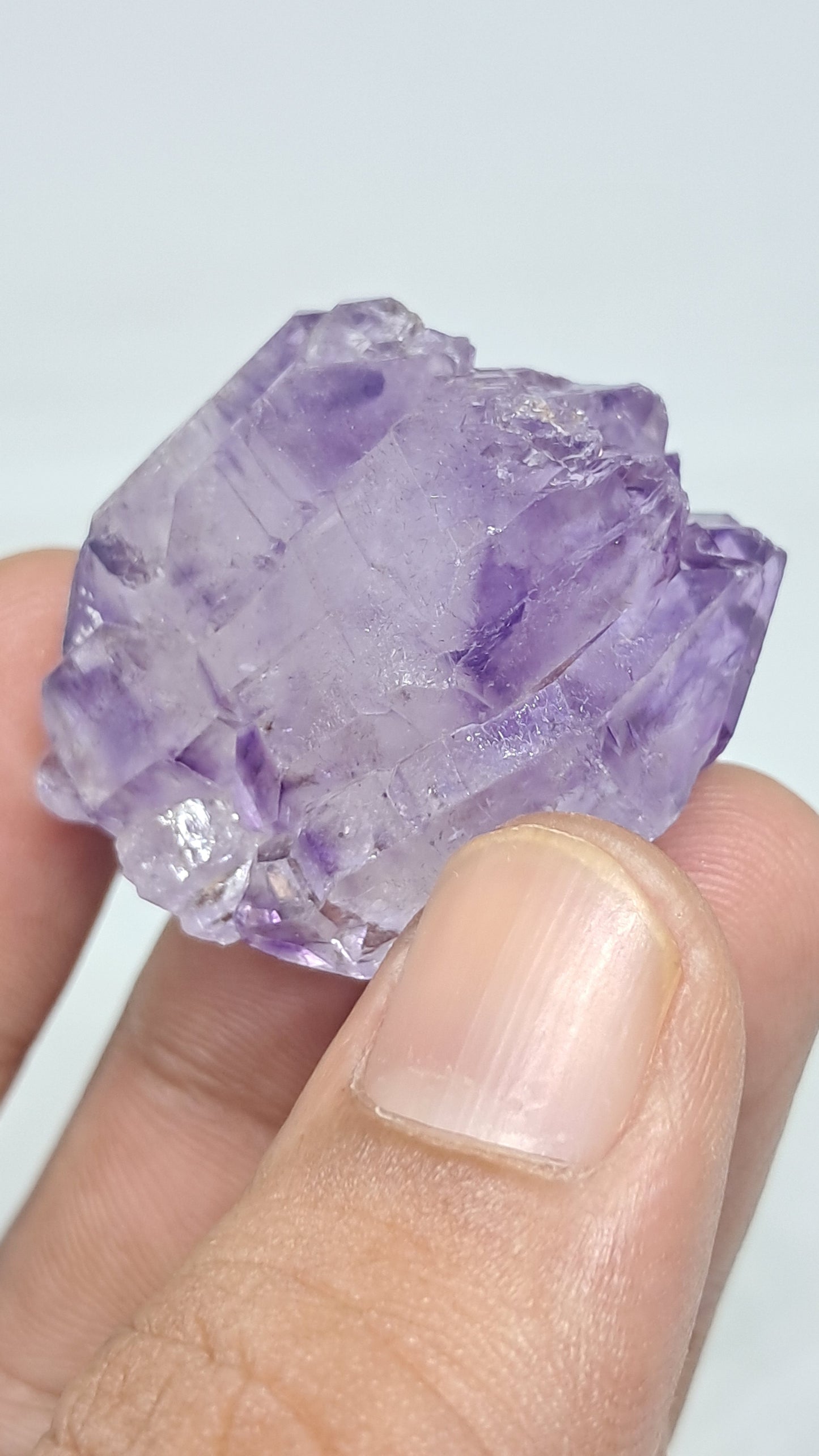 Racimo de Cetros de Amatista | Formación Elestial | Cristal Natural | Muestra Mineral #KA191