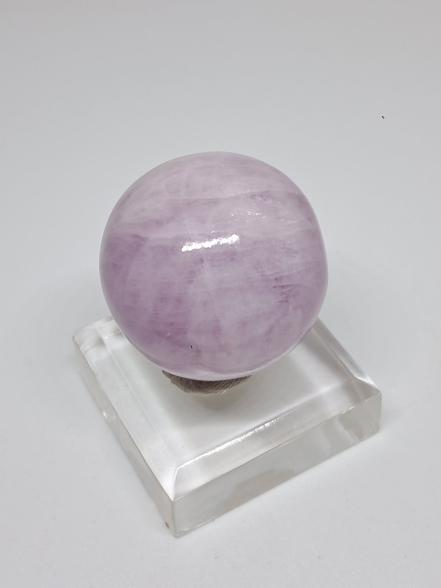 Kunzite Sphere | Polished Stone | Spodumene Natural Crystal