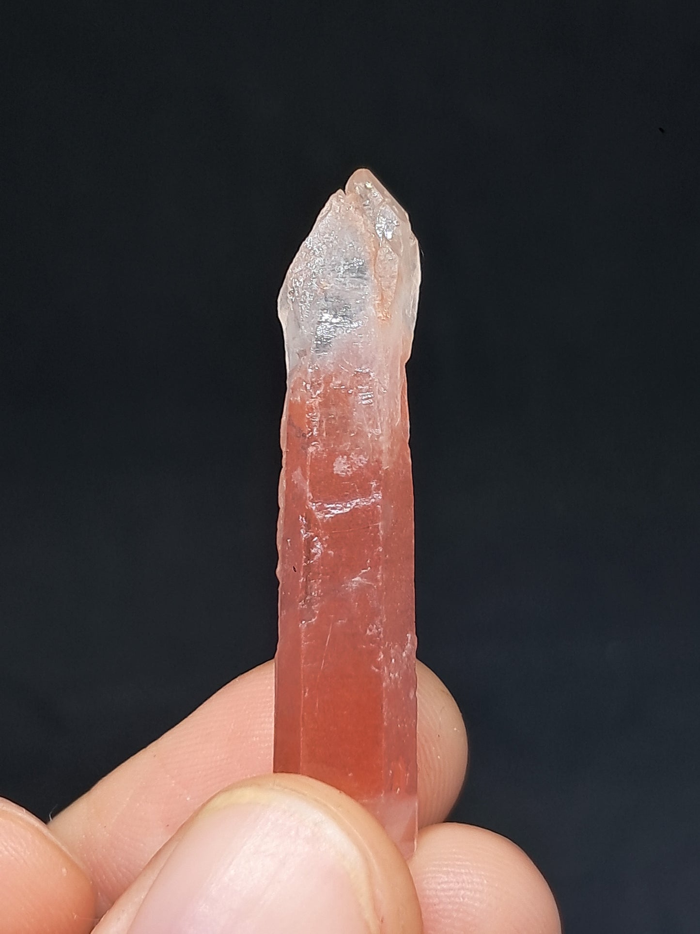 Hematite Phantom Quartz (Telangana) | Natural Crystal | Mineral Specimen #HPQ58