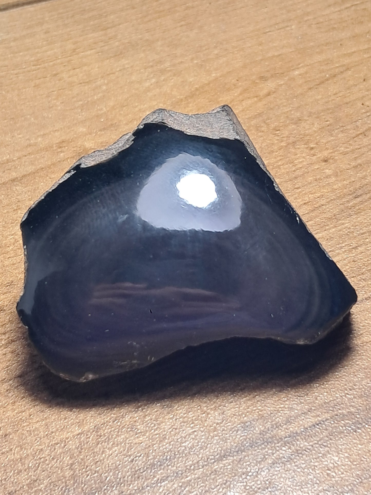 Rainbow Obsidian (Mexico) Natural Stone | Half Polished Half Rough #RO9