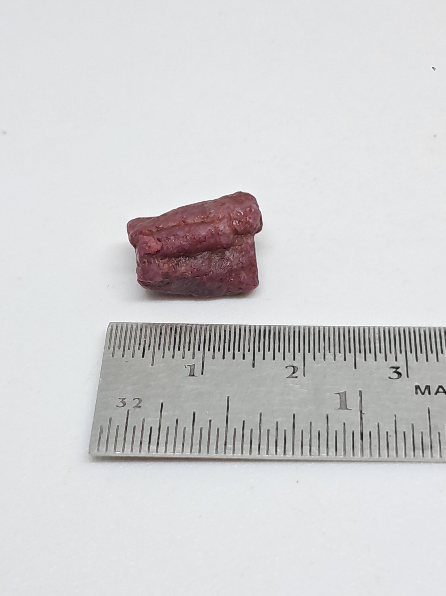 Rough Ruby Crystal (Tamil Nadu) Natural Stone | Mineral Specimen #RB20