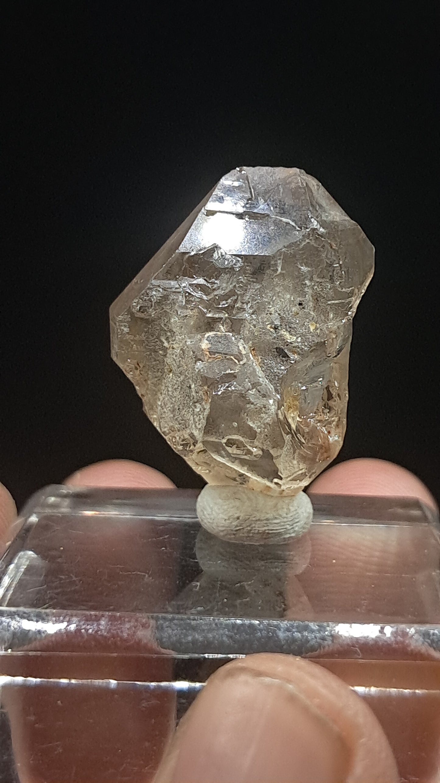 Elestial Smokey Quartz Scepter (Karur) Raw Natural Crystal | Mineral Specimen #EQ22