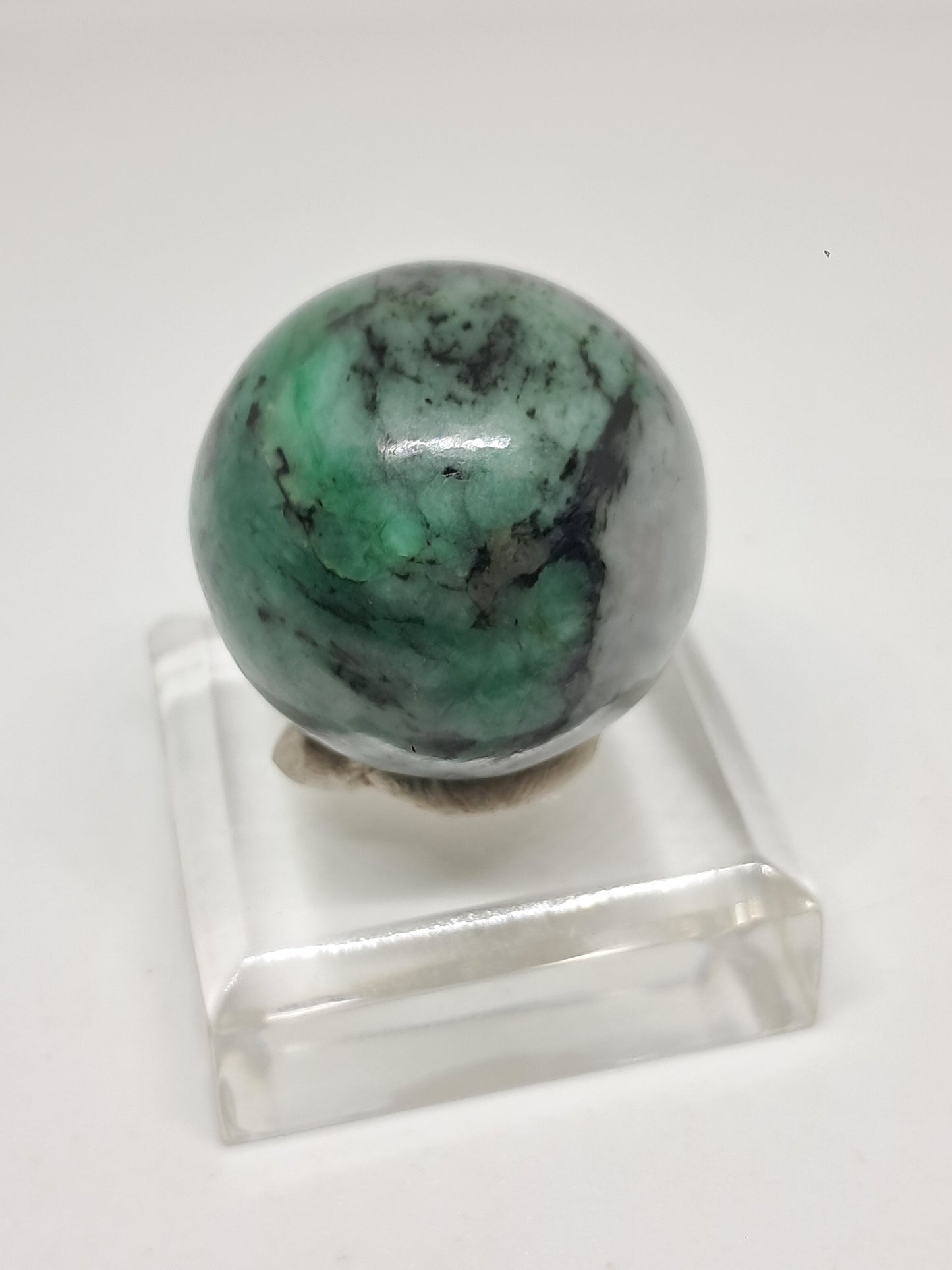 Esfera esmeralda | Piedra pulida | Cristal natural #EM7