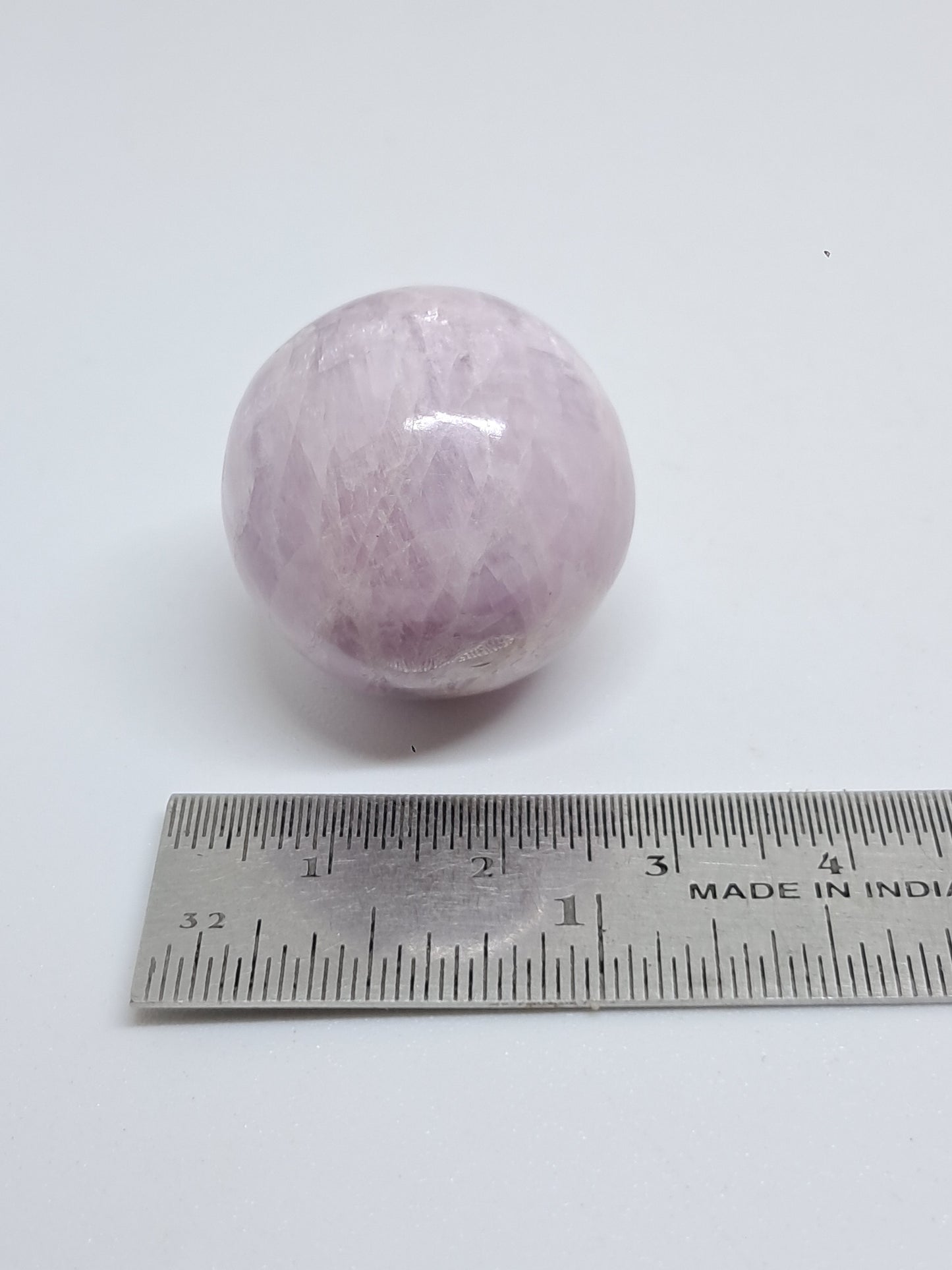 Kunzite Sphere | Polished Stone | Spodumene Natural Crystal