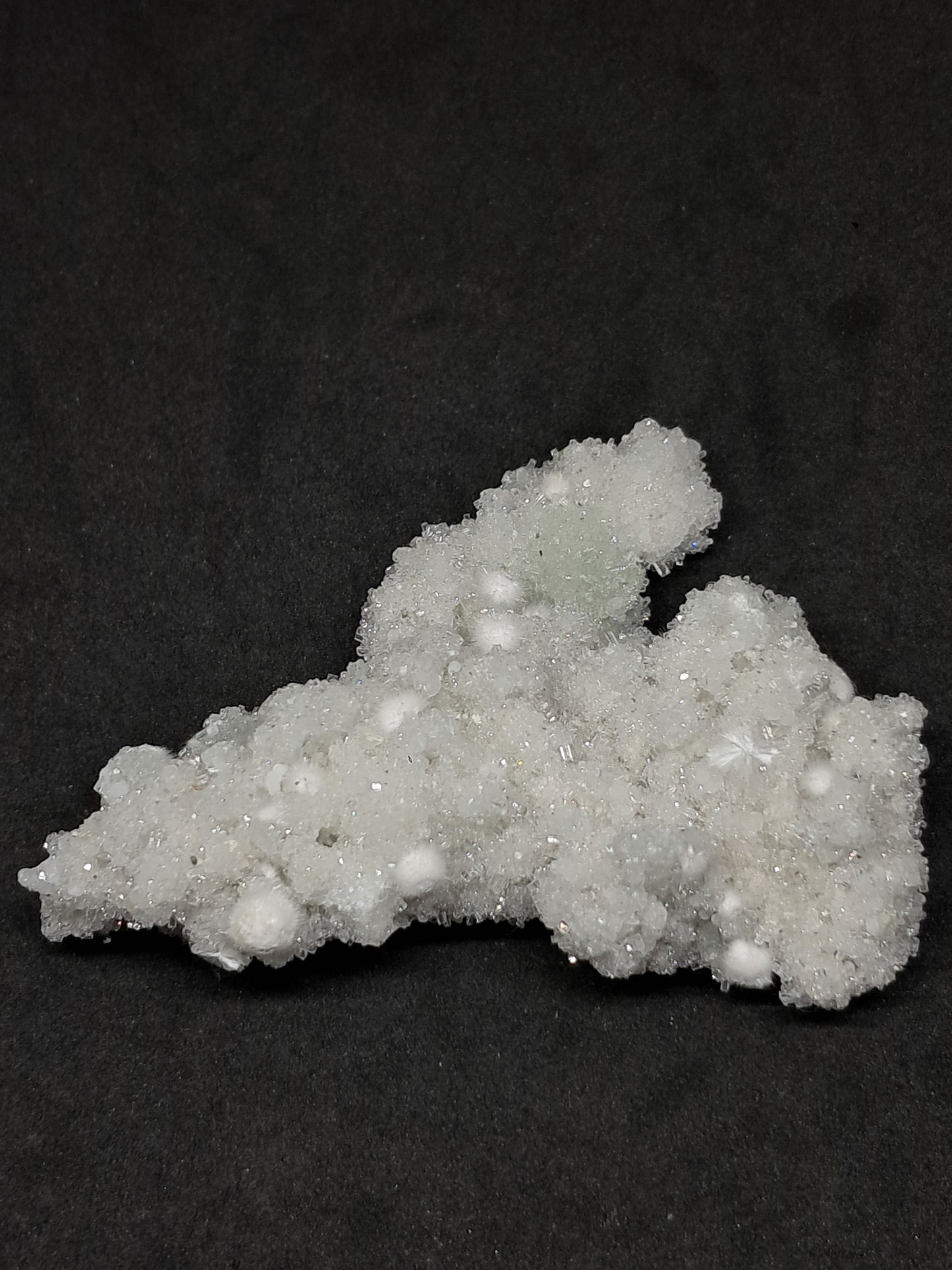 Okenite w/ Apophyllite Cluster (Mumbai) Mineral Specimen | Collector Grade | Natural Crystal #OK26