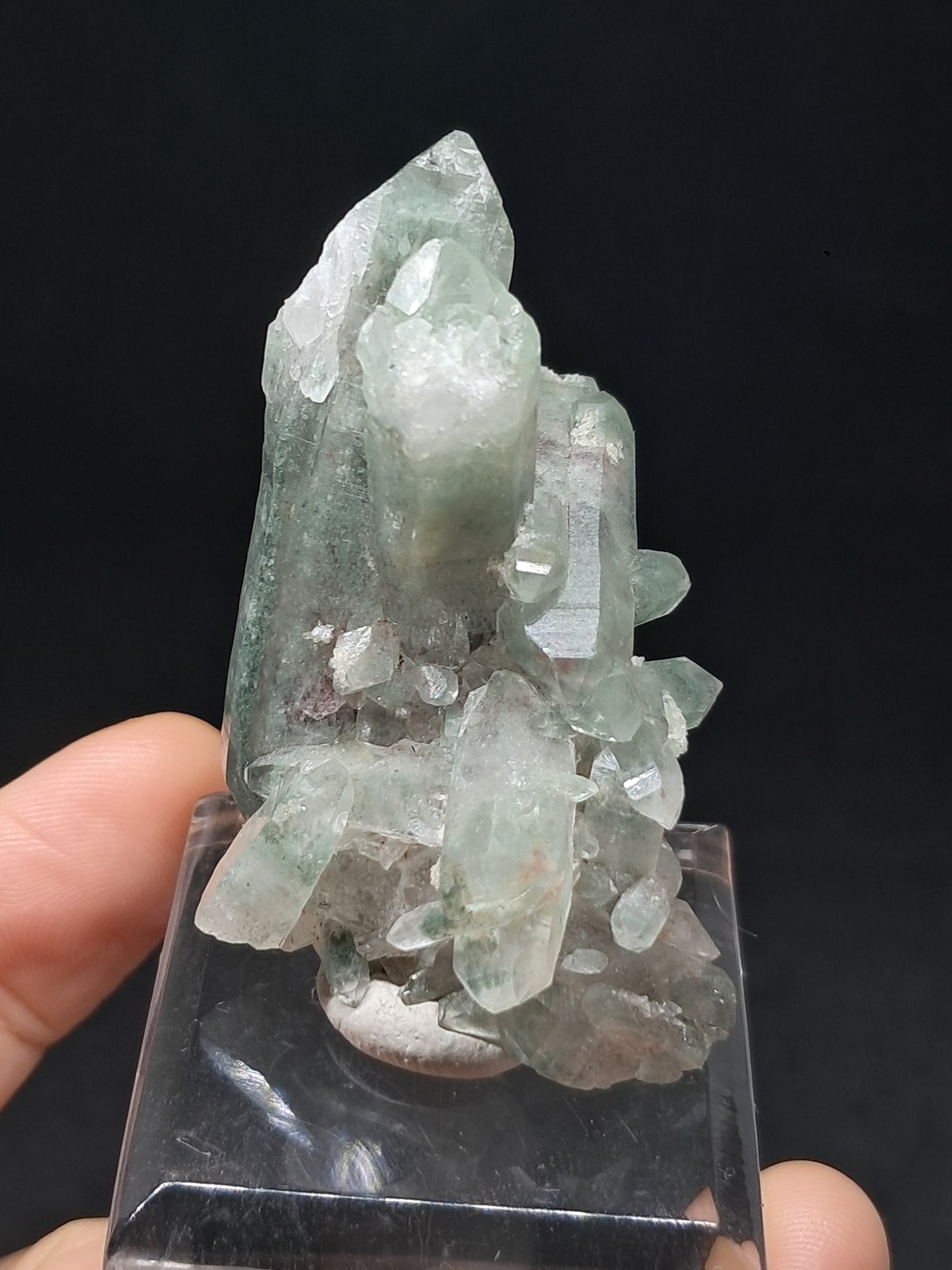 Chlorite Phantom Quartz (Kullu) Natural Point | Garden Chamanic Crystal #CQ75