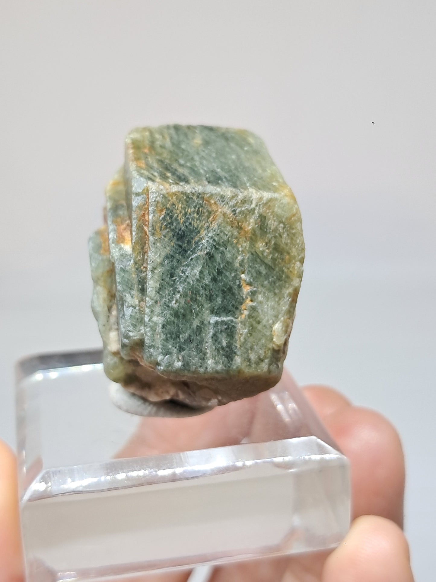 Natural Greenish-Blue *Teal* Sapphire Crystal (Karur) Rough Stone | Mineral Specimen #SP48