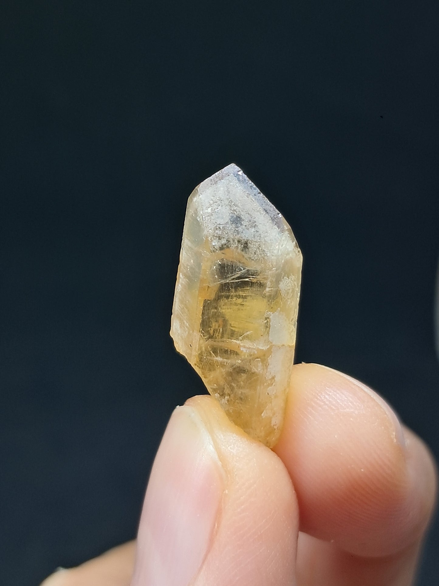 Natural Citrine Crystal w/ Phantom (Karur) | Natural Point | Mineral Specimen #CTN41