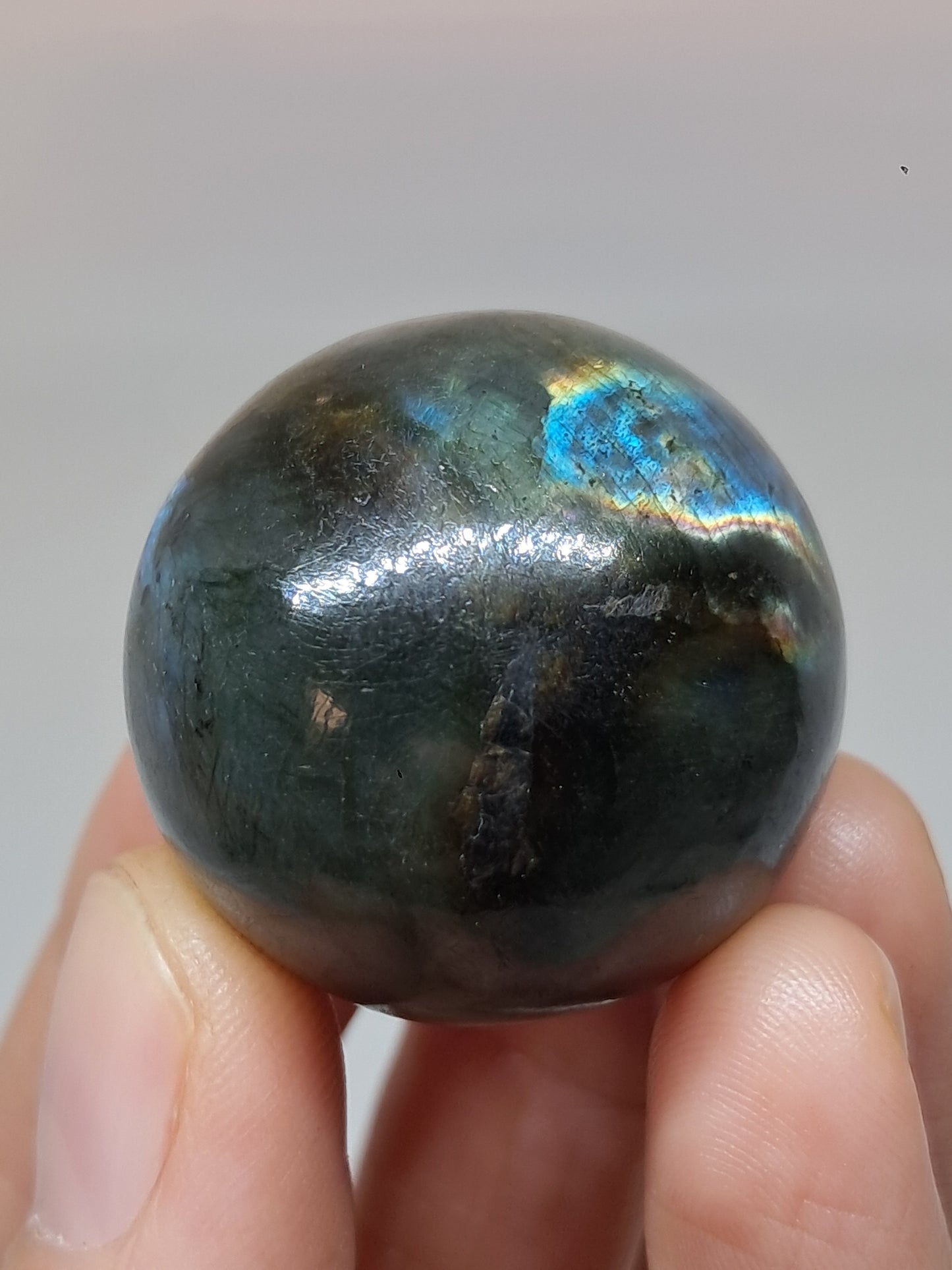 Labradorite Sphere (Madagascar) | Strong Flash | Polished Stone #LB13