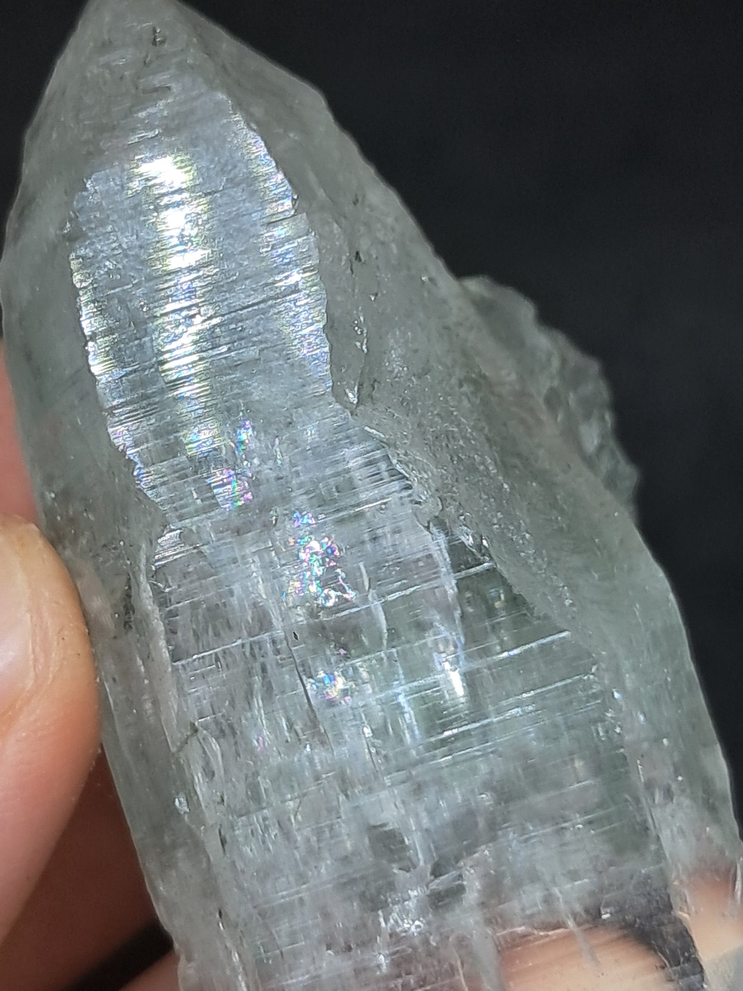 Chlorite Quartz (Kullu) Natural Point | Garden Chamanic Crystal #CQ61
