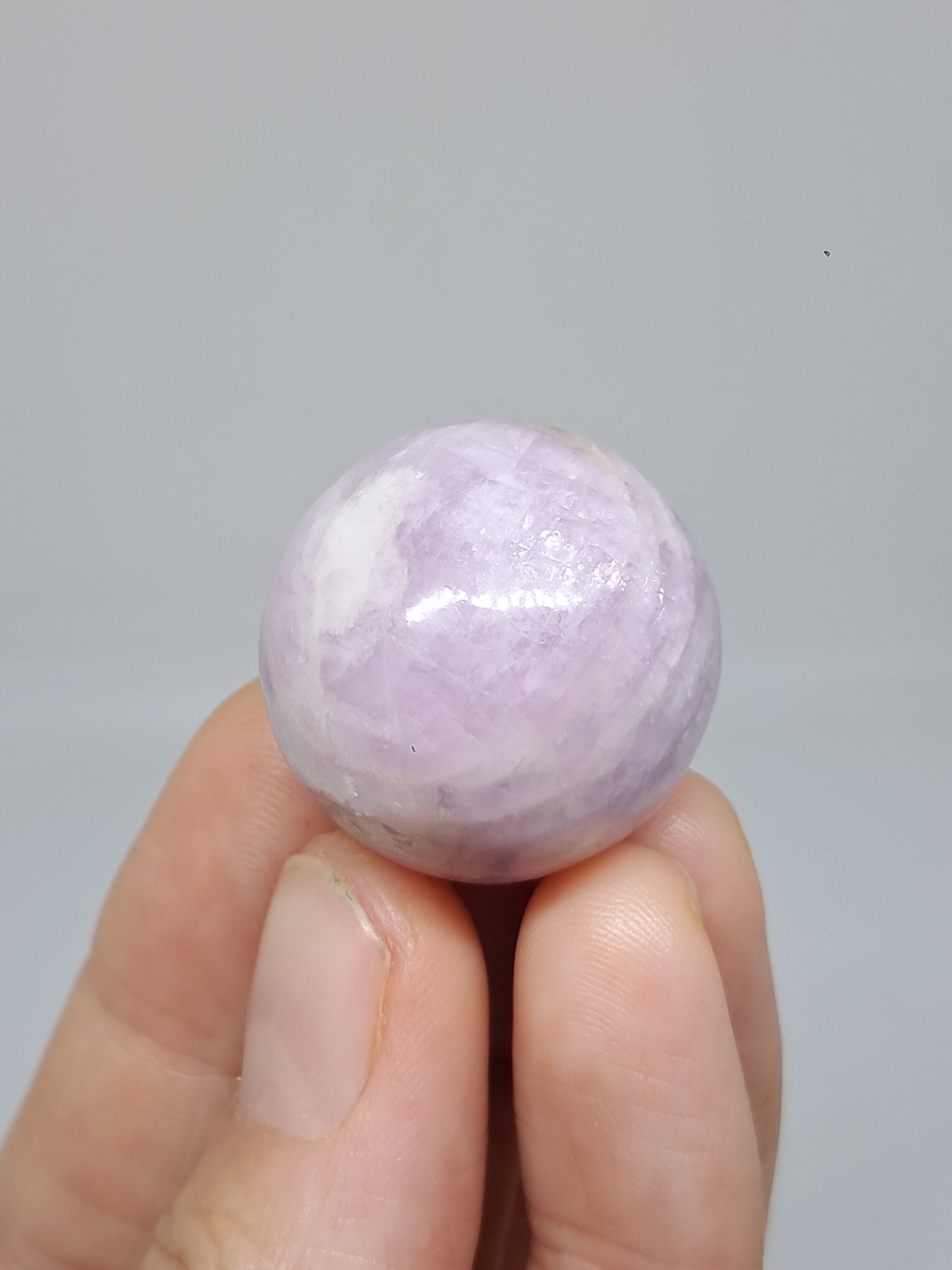 Kunzite Sphere | Polished Stone | Spodumene Natural Crystal