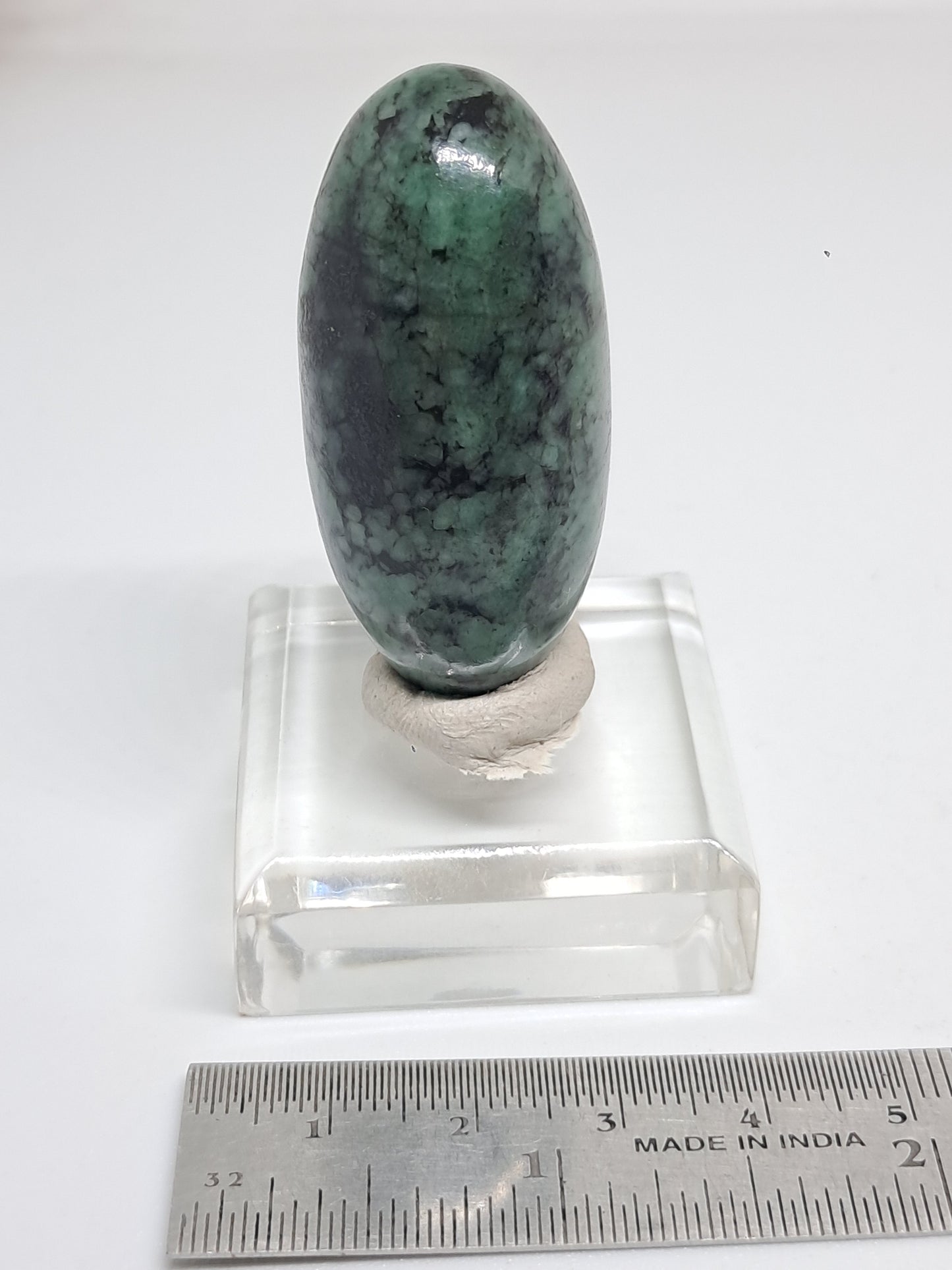 Shivalingam de Esmeralda | Piedra Pulida | Cristal Natural #EM3