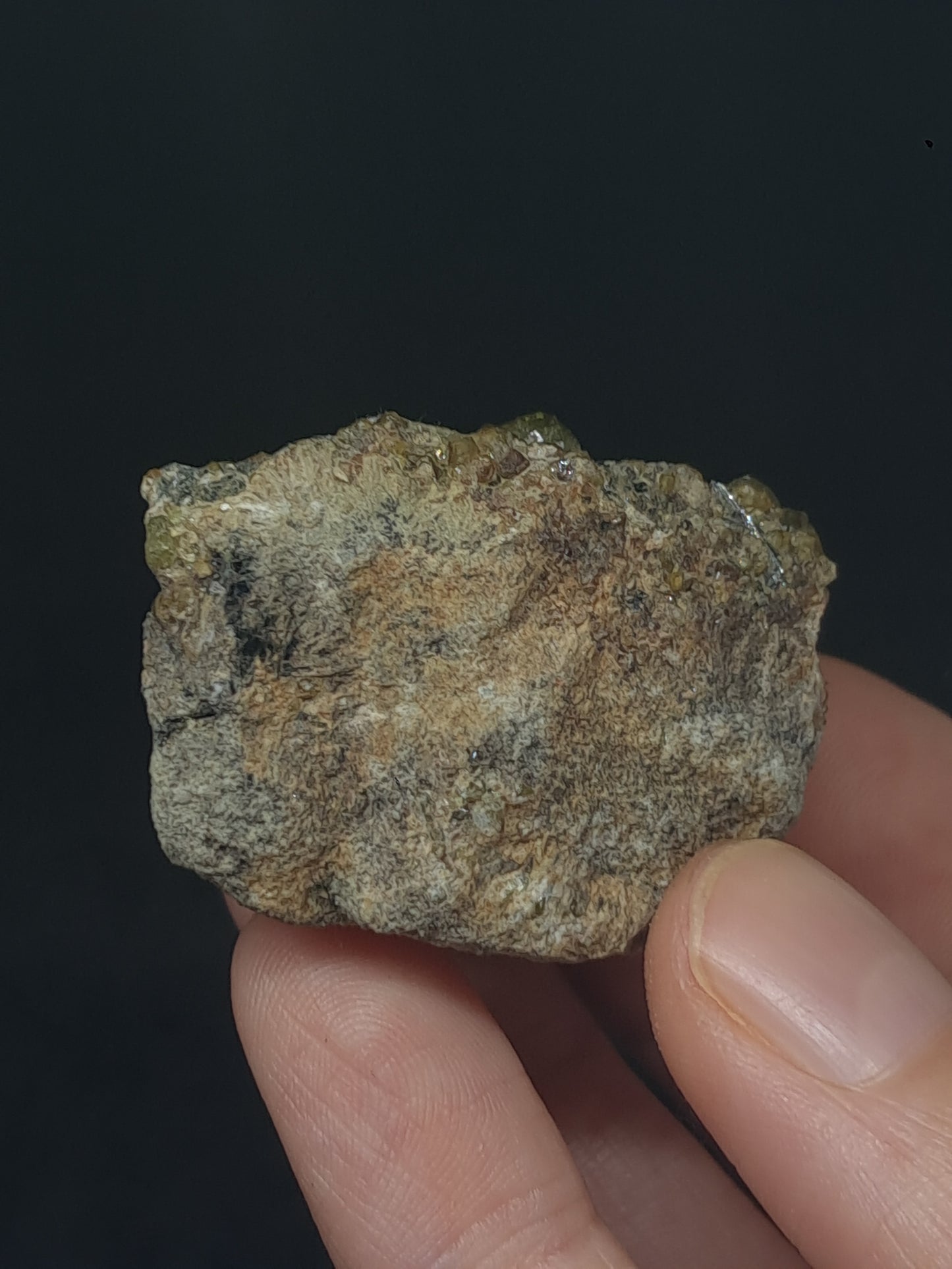 Green Garnet on Matrix (Mexico) Andradite Garnet Cluster |Rough Crystal Stone | Mineral Specimen #GR24