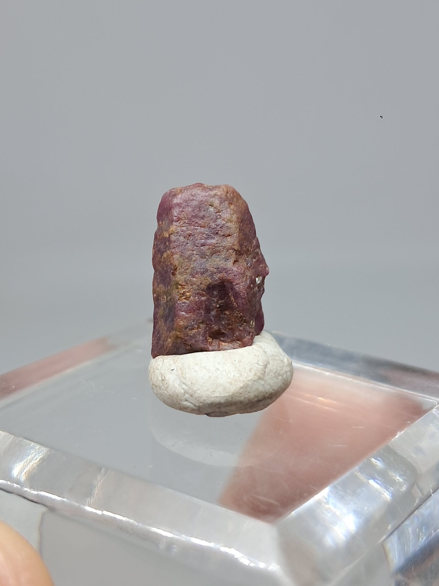 Rough Ruby Crystal (Tamil Nadu) Natural Stone | Mineral Specimen #RB15