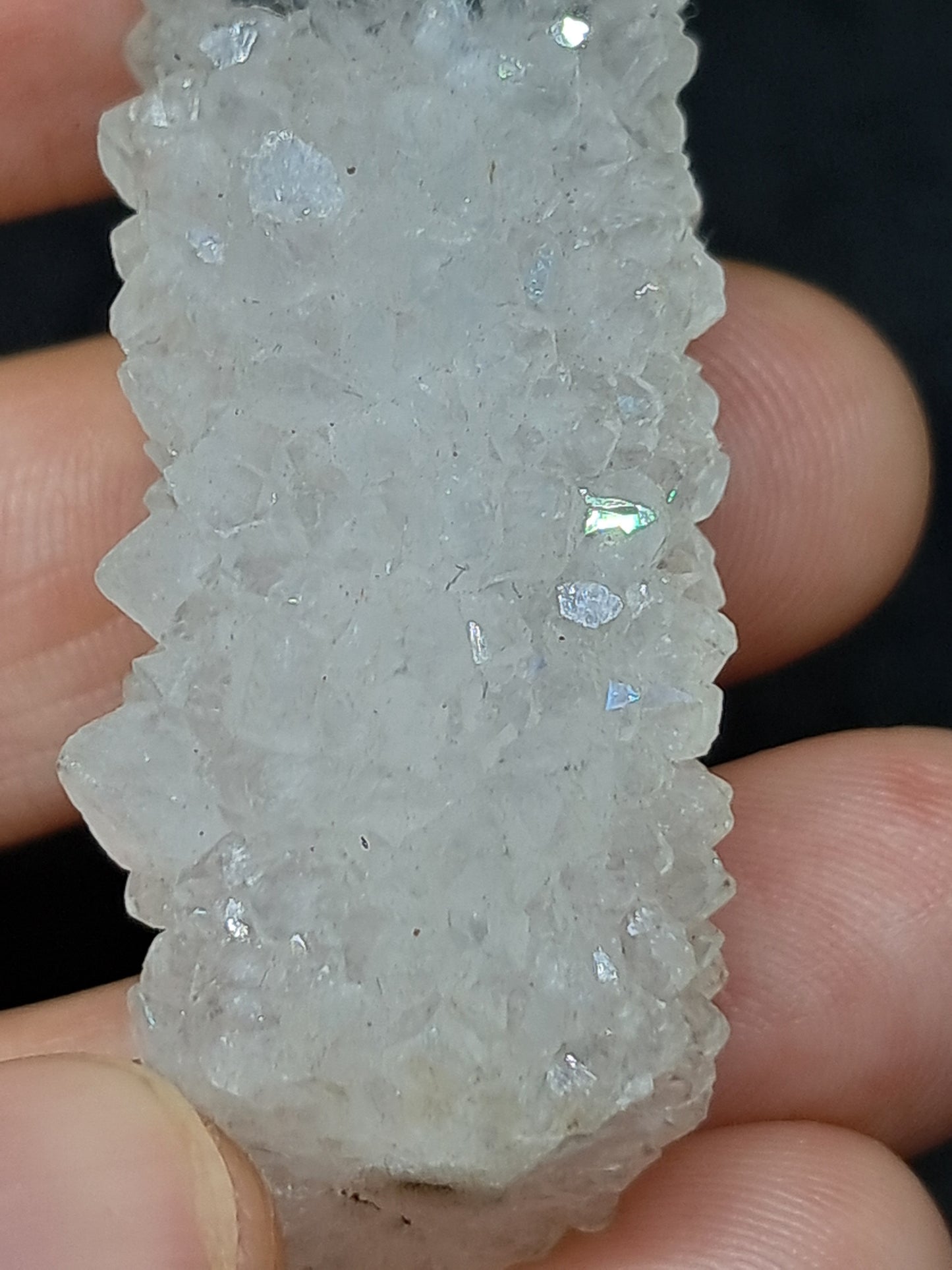 Iris Quartz (Aurangabad)| Anandalite | Stalactite | Natural Crystal #AQ32