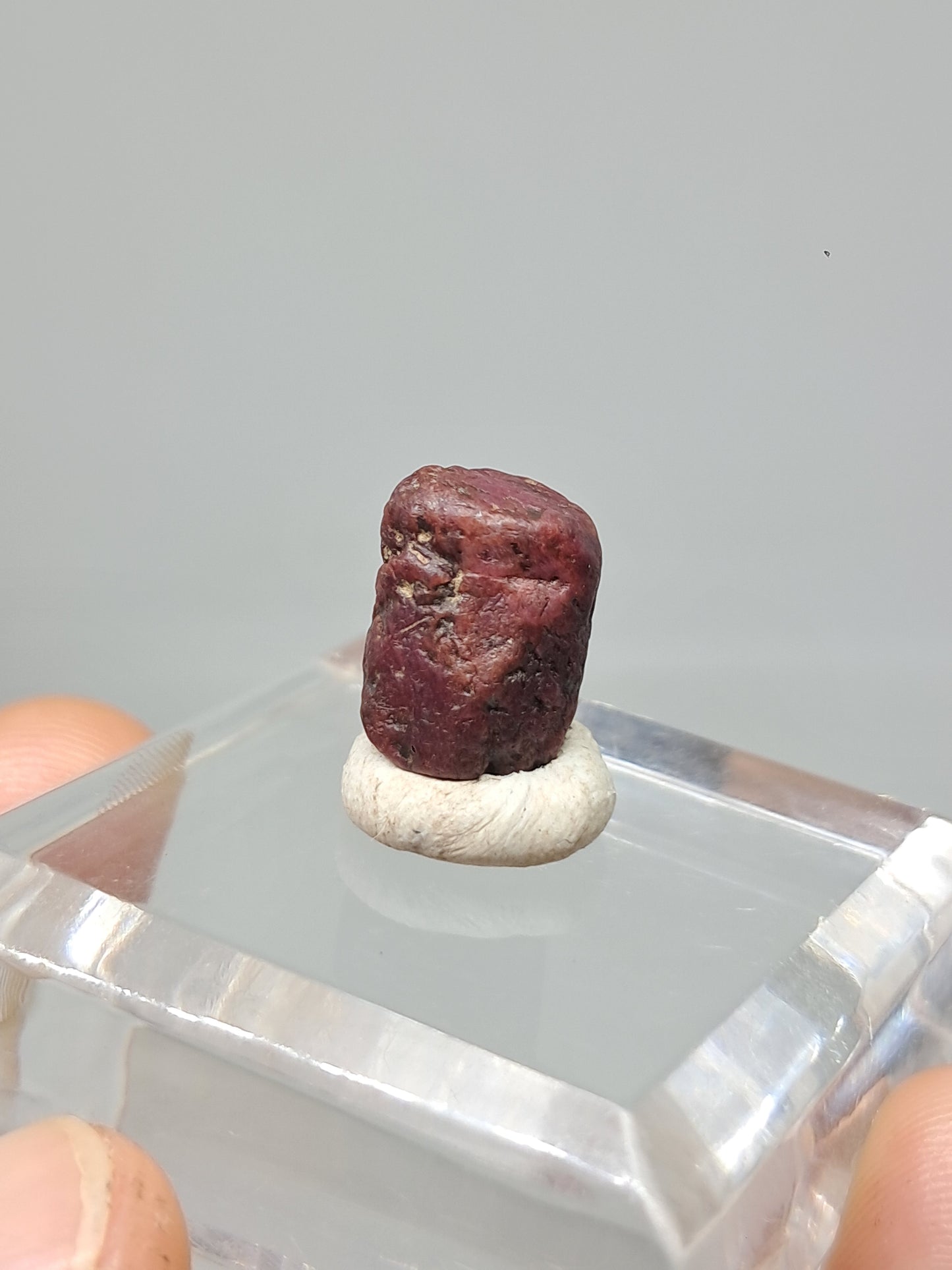 Rough Ruby Crystal (Tamil Nadu) Natural Stone | Mineral Specimen #RB16