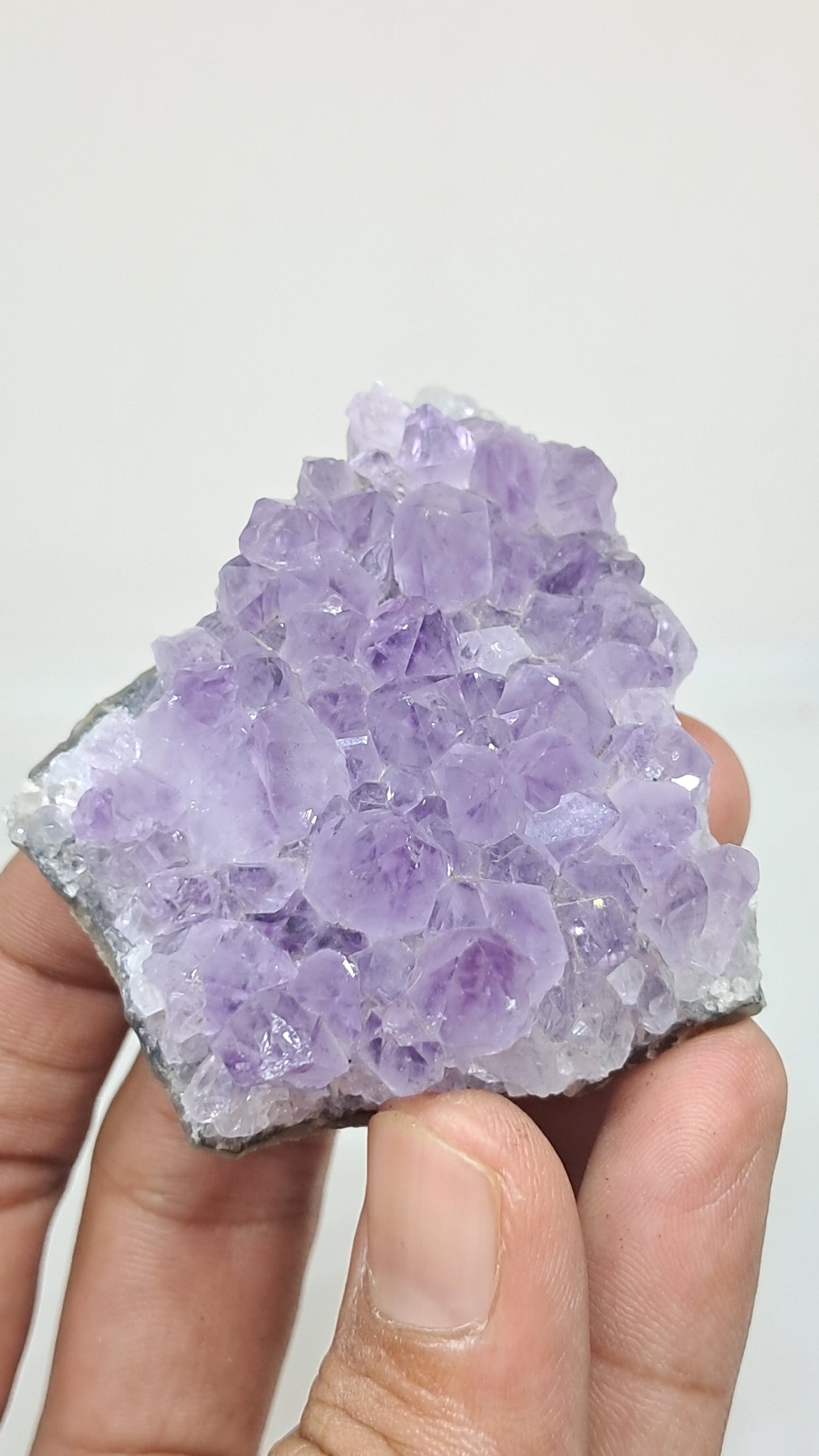 Amatista Morada Lavanda (Brasil) | Drusa Natural | Hermoso Brillo #AMB3