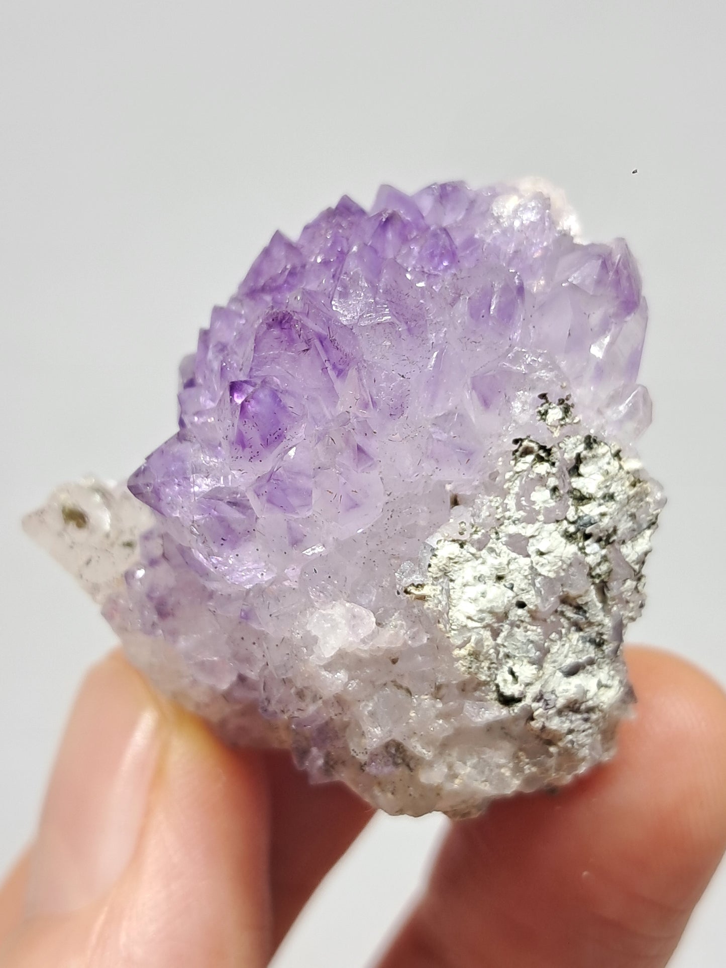 Amatista Elestial en Matriz (Karur) | Piedra Natural | Ejemplar Mineral #KA94