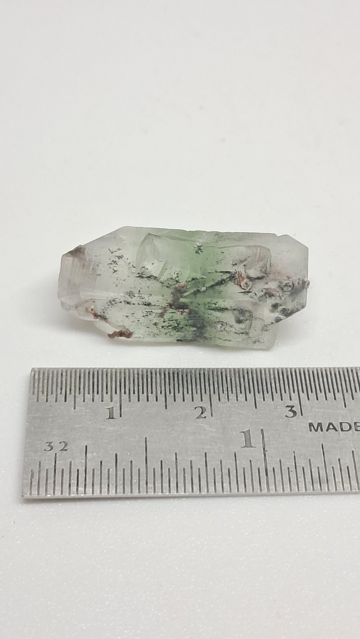 Green Apophyllite (Fluorapophyllite) (Ajanta) Natural Crystal | Mineral Specimen #GA26