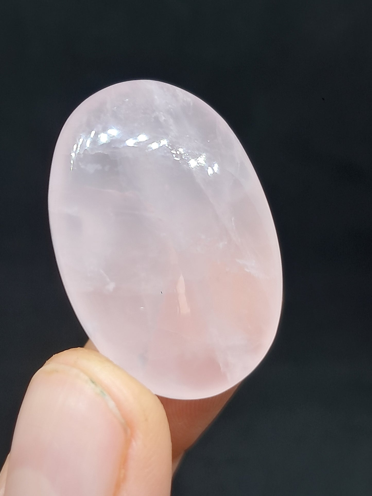 Cuarzo Rosa Palmstone | Piedra Pulida | Gema Natural
