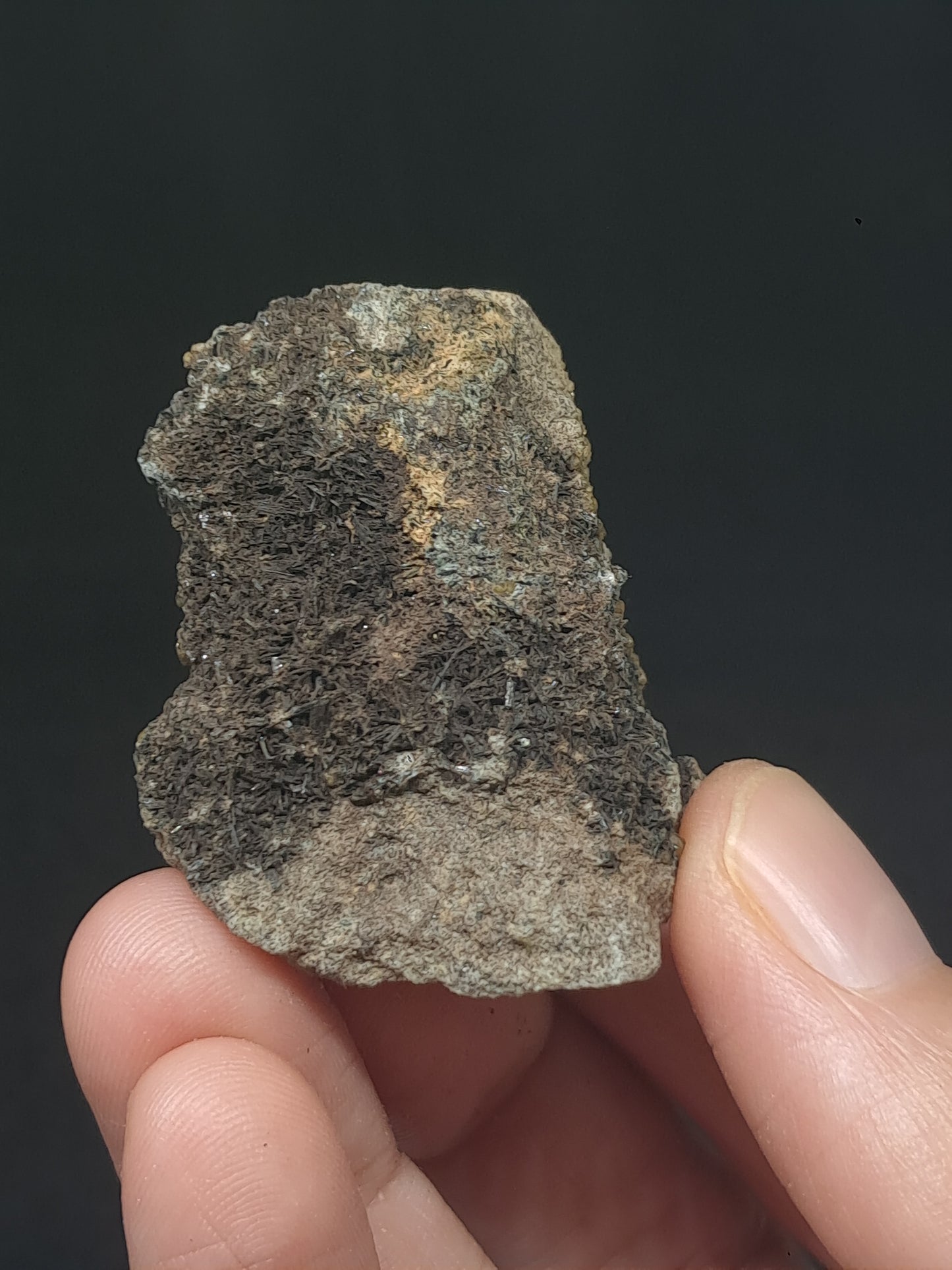 Green Garnet w/ Aegirine (Acmite) on Matrix (Mexico) Andradite Garnet Cluster |Rough Crystal Stone | Mineral Specimen #GR28