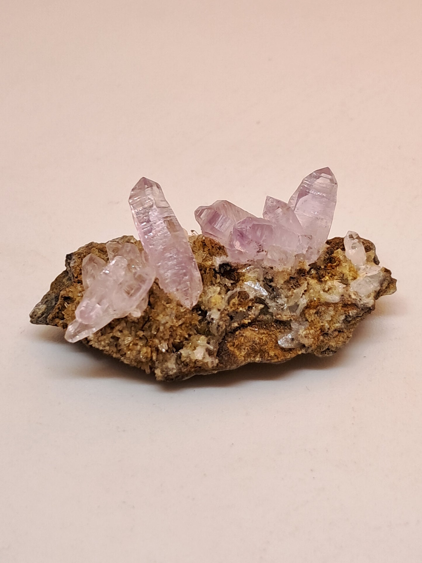 Veracruz Amethyst Crystals on Matrix (Mexico) | Natural Cluster | Mineral Specimen #VA20
