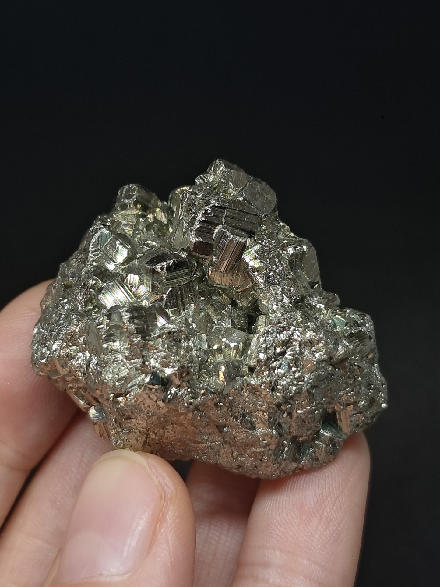 Pirita en Bruto (Perú) Drusa Natural | Muestra Mineral | Rocas y Cristales #PR24