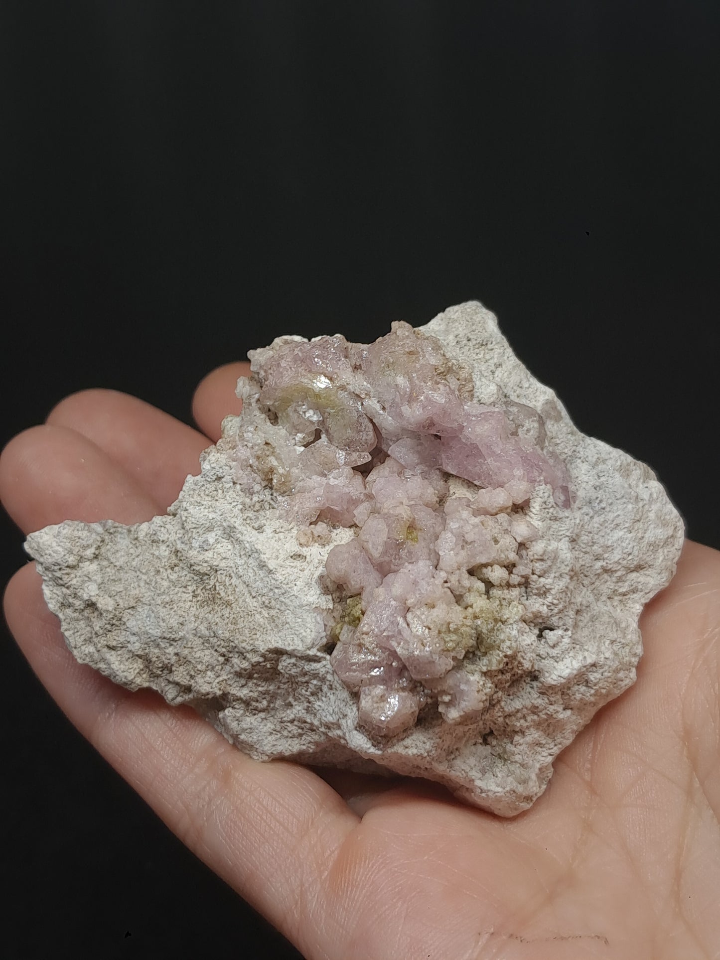 Grossular Garnet on Matrix (Mexico) Pink Garnet Cluster |Rough Crystal Stone | Mineral Specimen #GR18