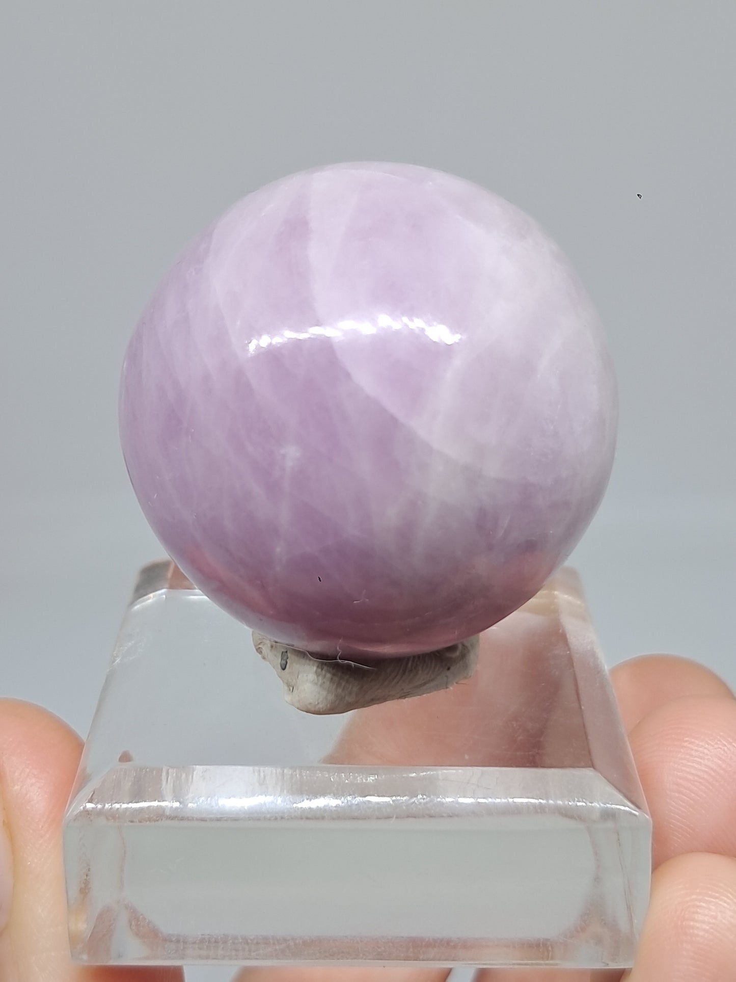 Kunzite Sphere | Polished Stone | Spodumene Natural Crystal