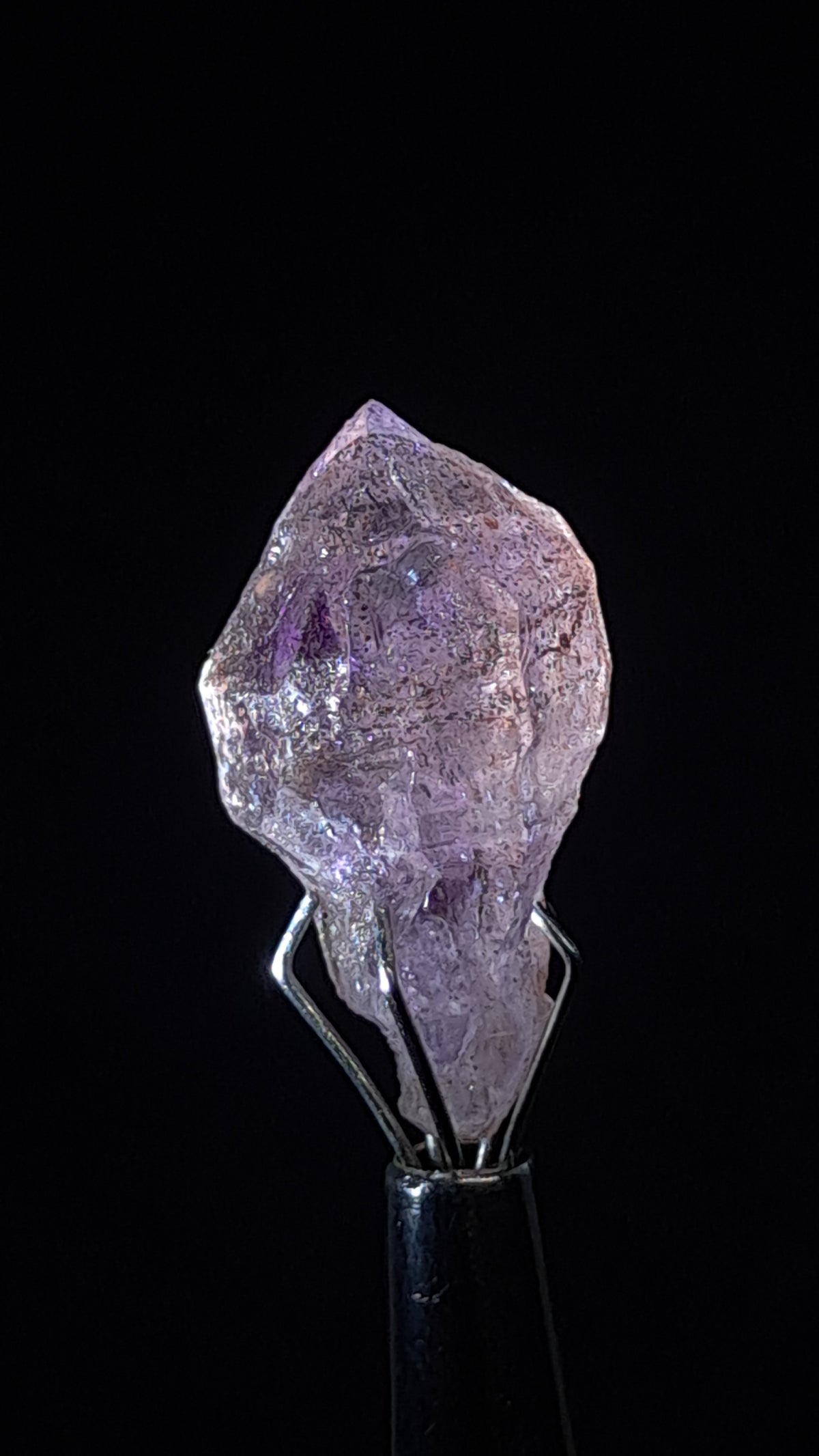 Quartz Amethyst Scepter | Hematite Goethite Phantom | Biterminated  #KA209