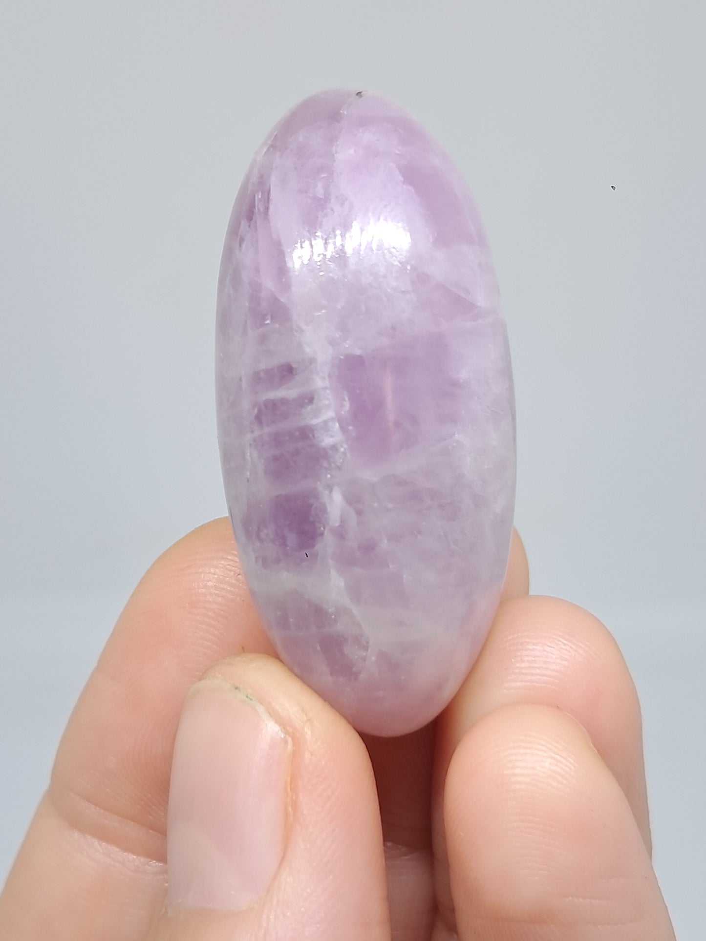 Kunzite Shivalingam | Polished Stone | Spodumene Natural Crystal