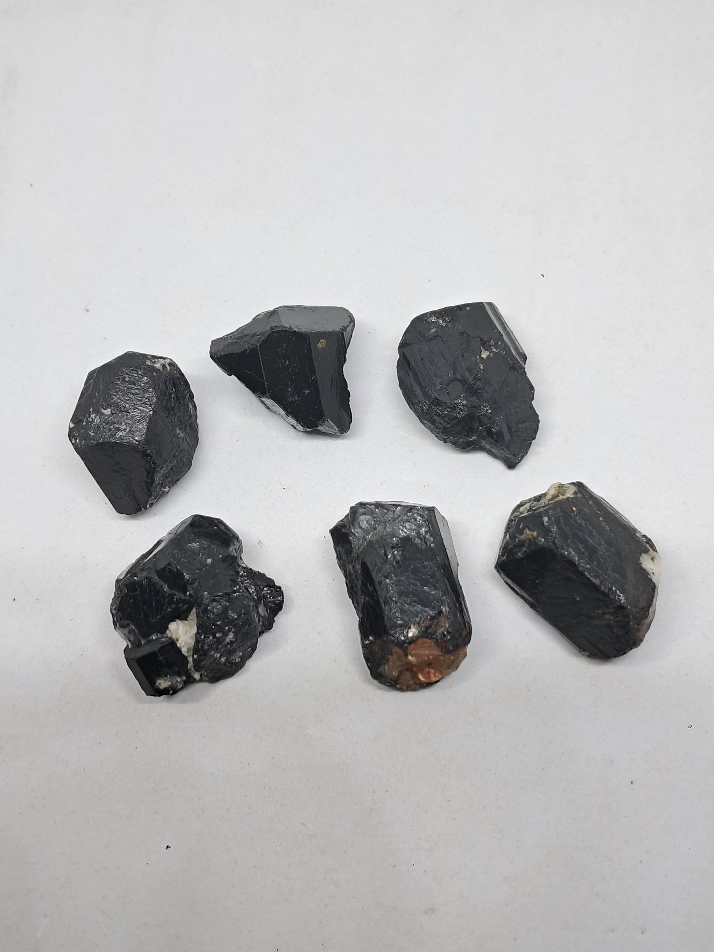 Medium Black Tourmaline Crystals (Karnataka) Natural Stone | Mineral Specimen #BT6