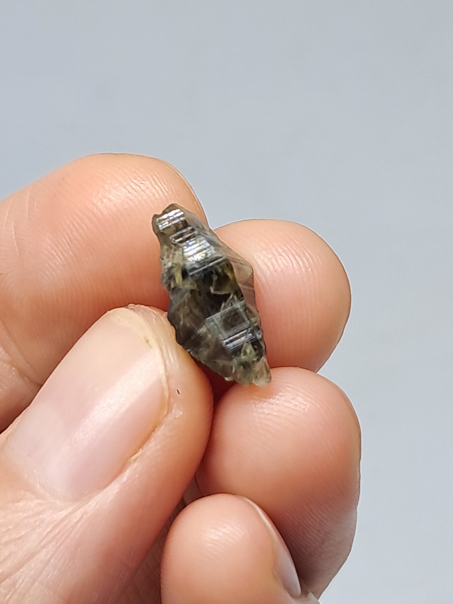Natural Green Sapphire Crystal (Karur) Rough Stone | Mineral Specimen #SP30