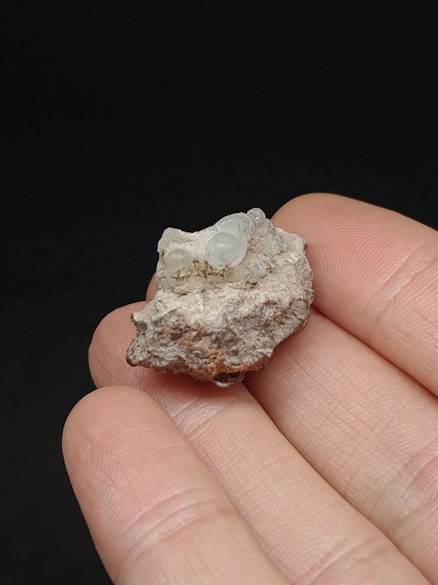 Hyalite Opal on Matrix (Mexico) Rough Crystal Stone | UV-Reactive Mineral Specimen #OH12