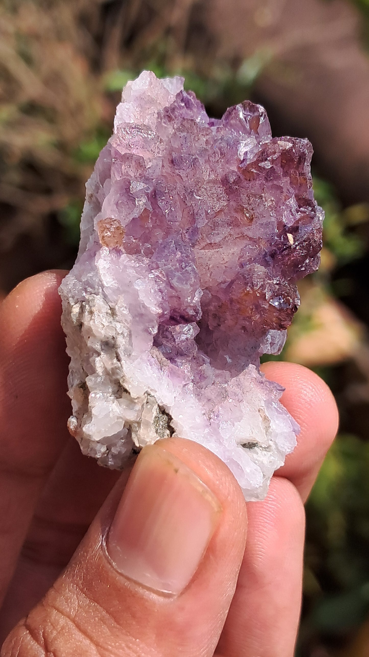 Karur Amethyst Scepter Cluster | "Super Seven" inclusions | Mineral Specimen #KA187