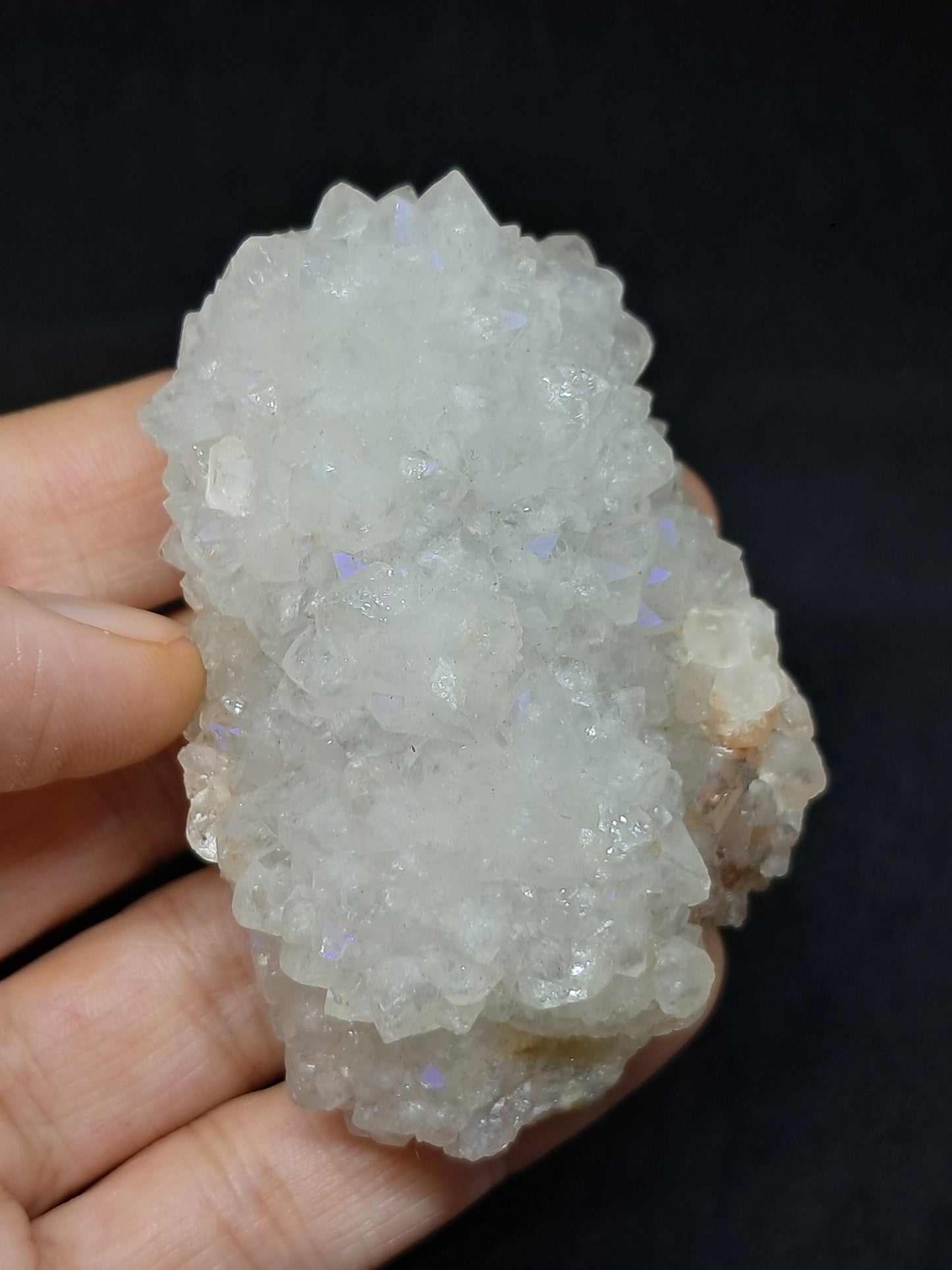 Cuarzo Iris (Aurangabad) | Anandalita | Estalactita | Cristal natural n.° AQ35