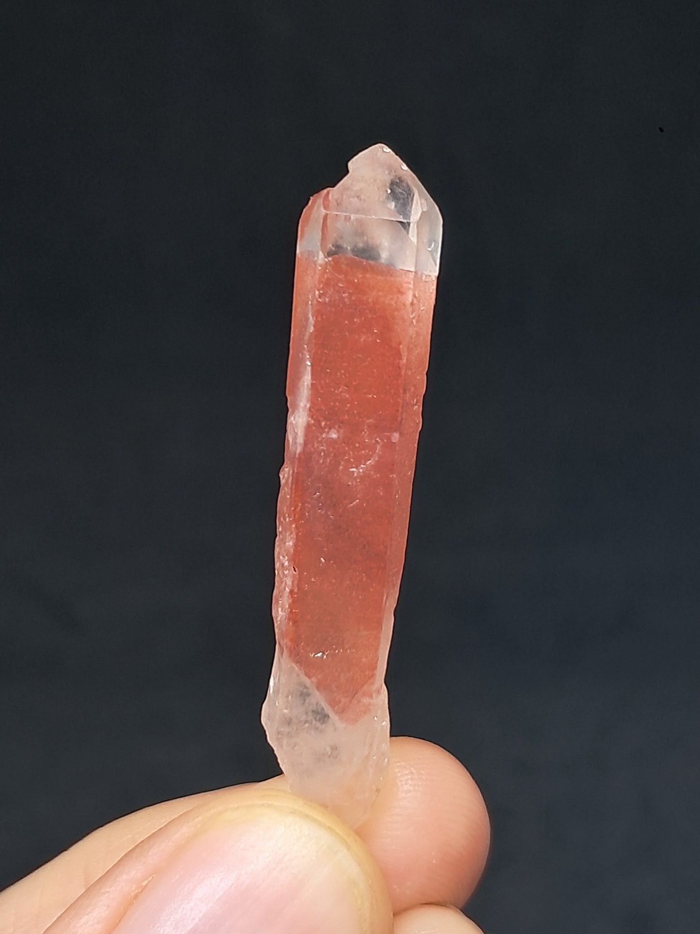 Hematite Phantom Quartz (Telangana) | Natural Crystal | Mineral Specimen #HPQ58