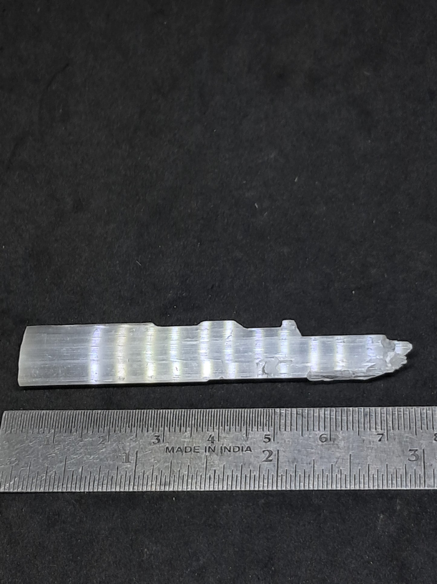 Satin Spar *Selenite* (India) Fibrous Gypsum | Mineral Specimen | Rough Crystal #SE6