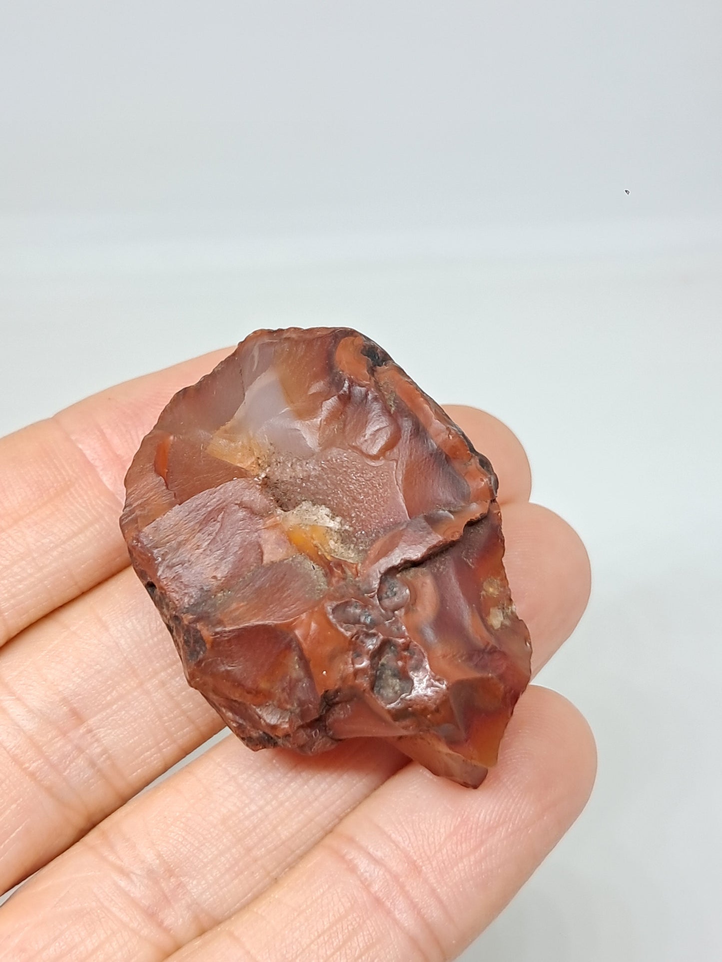 Rough Carnelian (India) Raw Stone | Natural Crystal | Mineral Specimen #CRN33