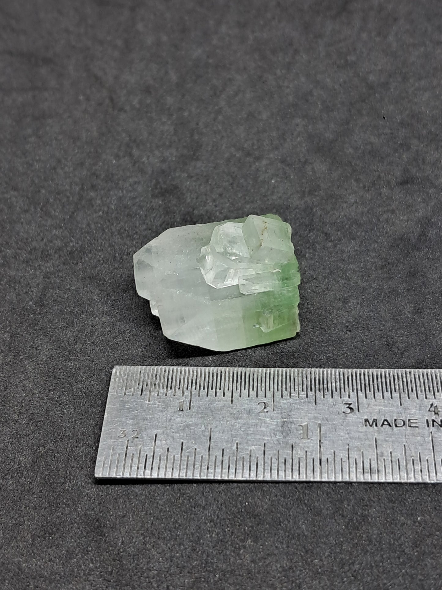 Green Apophyllite (Fluorapophyllite) (Ajanta) Natural Crystal | Mineral Specimen #GA40