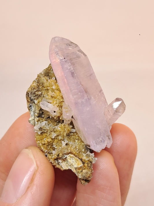 Veracruz Amethyst Crystal Point on Matrix (Mexico) | Natural Cluster | Mineral Specimen #VA23