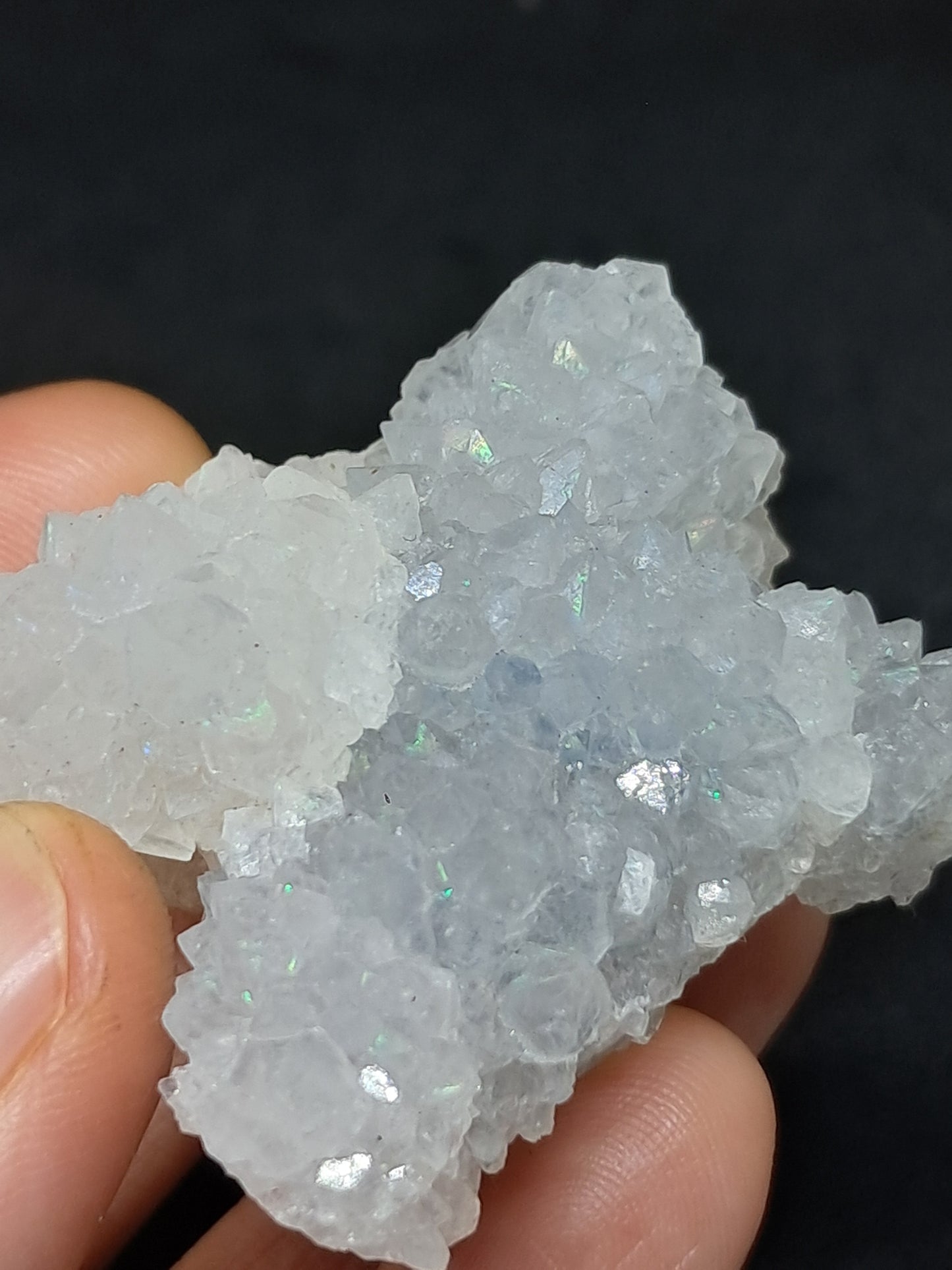 Iris Quartz (Aurangabad)| Anandalite | Stalactite Cluster | Natural Crystal #AQ36