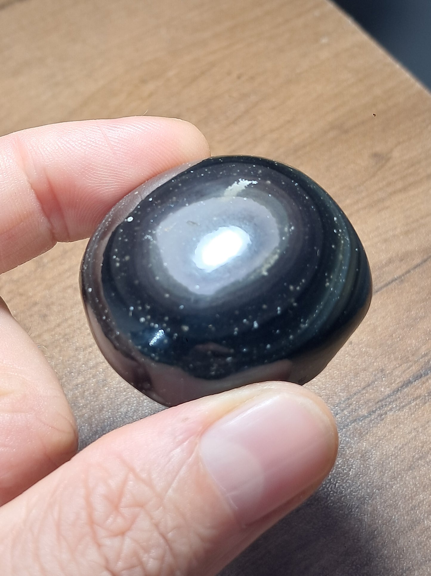 Rainbow Obsidian (Mexico) Natural Stone | Half Polished Half Rough #RO12