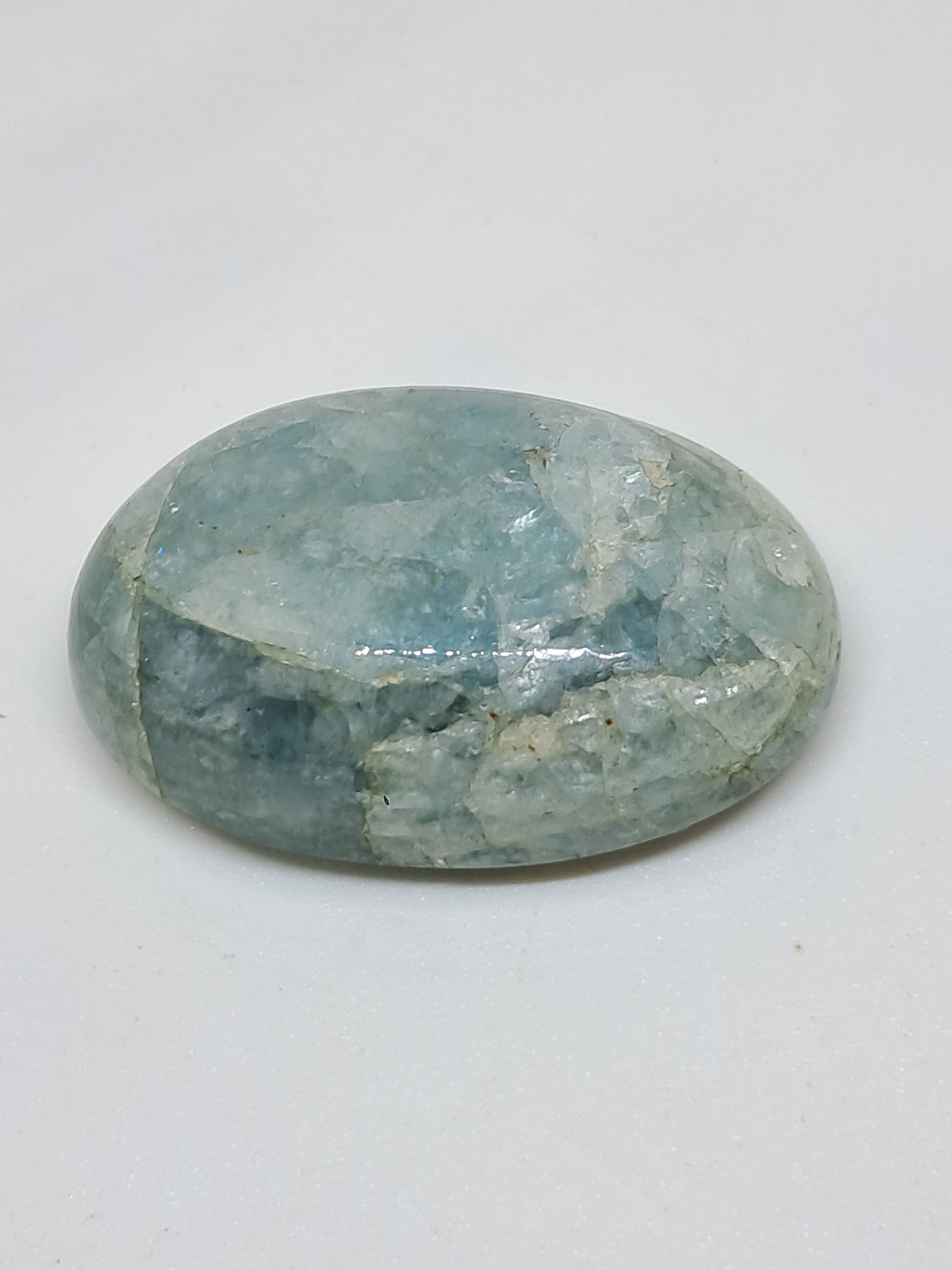 Aquamarine Cabochon Large Size | Polished Natural Stone