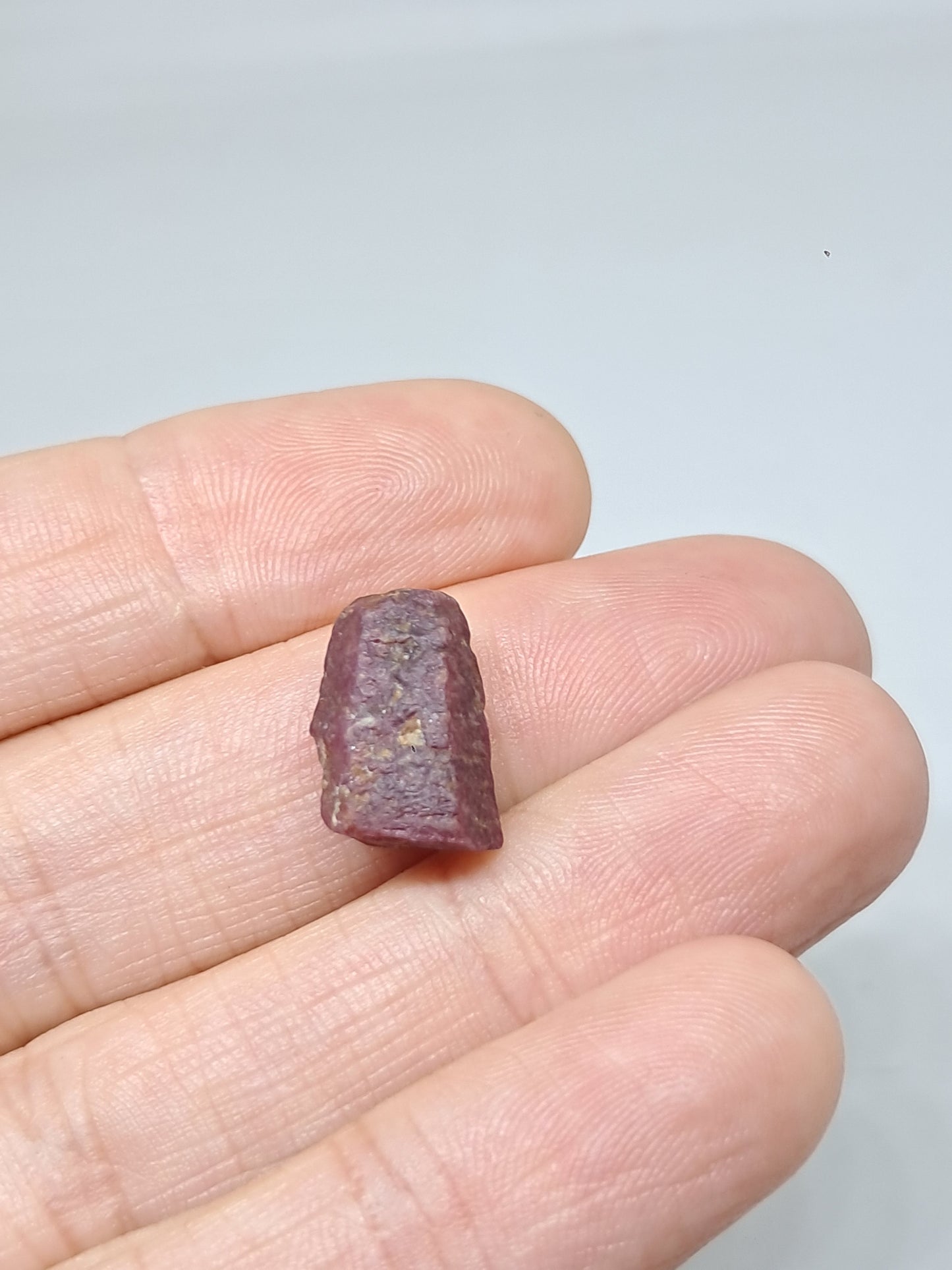 Rough Ruby Crystal (Tamil Nadu) Natural Stone | Mineral Specimen #RB15
