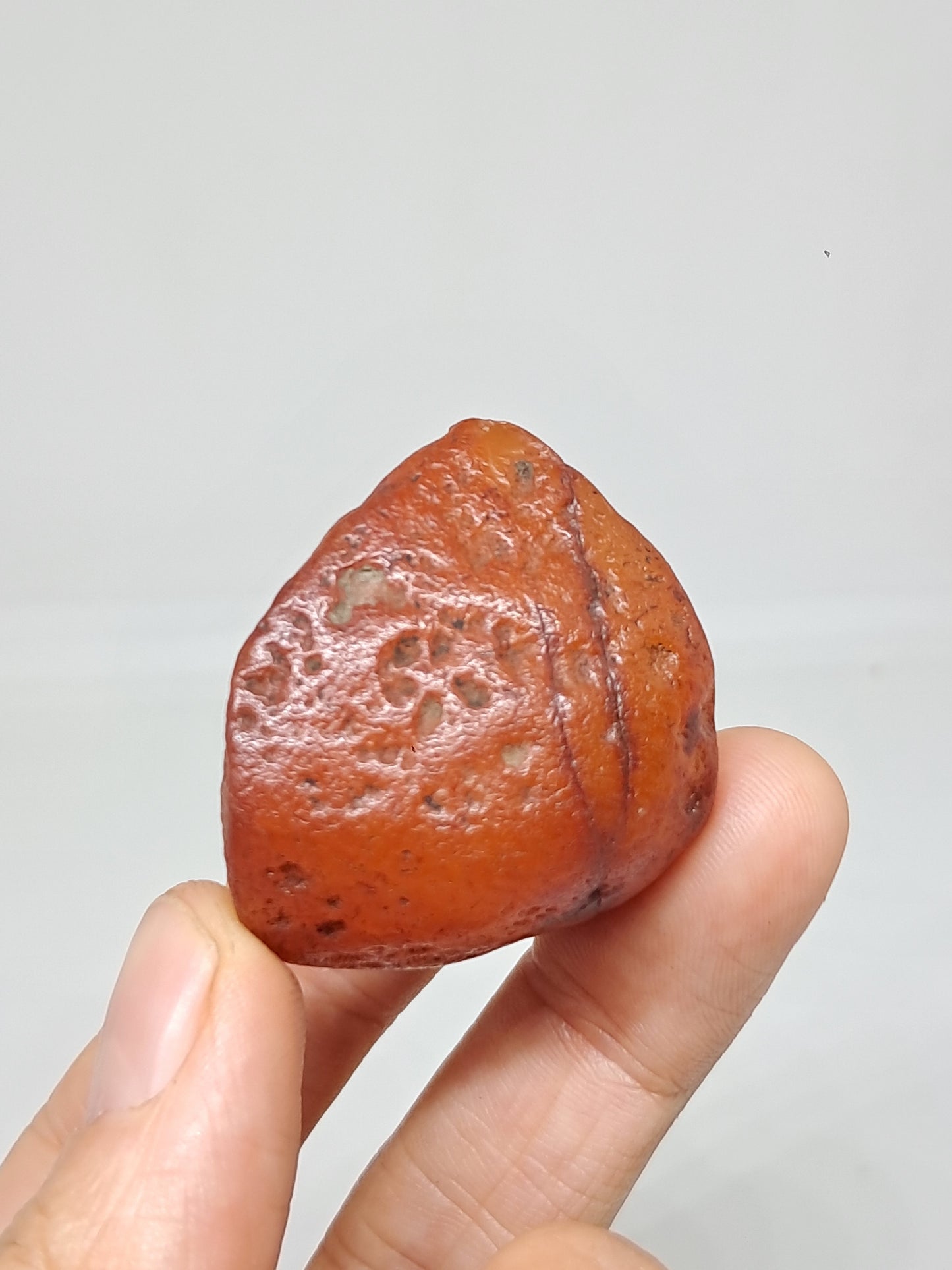 Rough Carnelian (India) Raw Stone | Natural Crystal | Mineral Specimen #CRN19