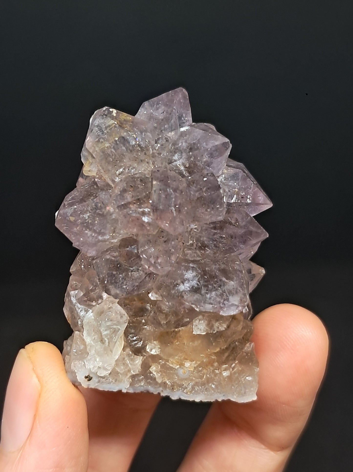 Smokey Amethyst Stalactite (Khadakwani) | Natural Crystal | Mineral Specimen #SA9
