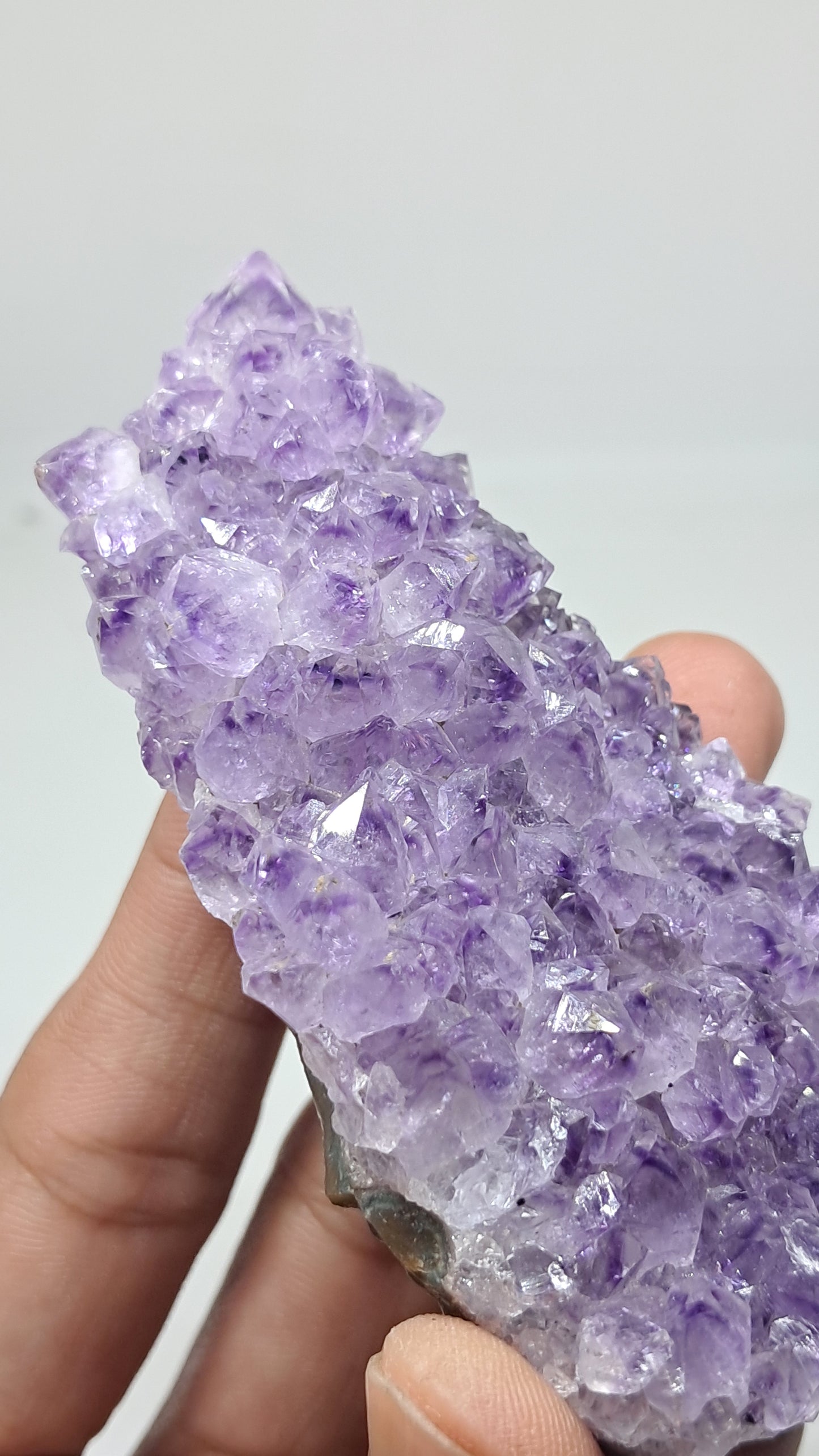 Deep Purple Amethyst (Brazil) | Natural Cluster | Mineral Specimen #AMB12