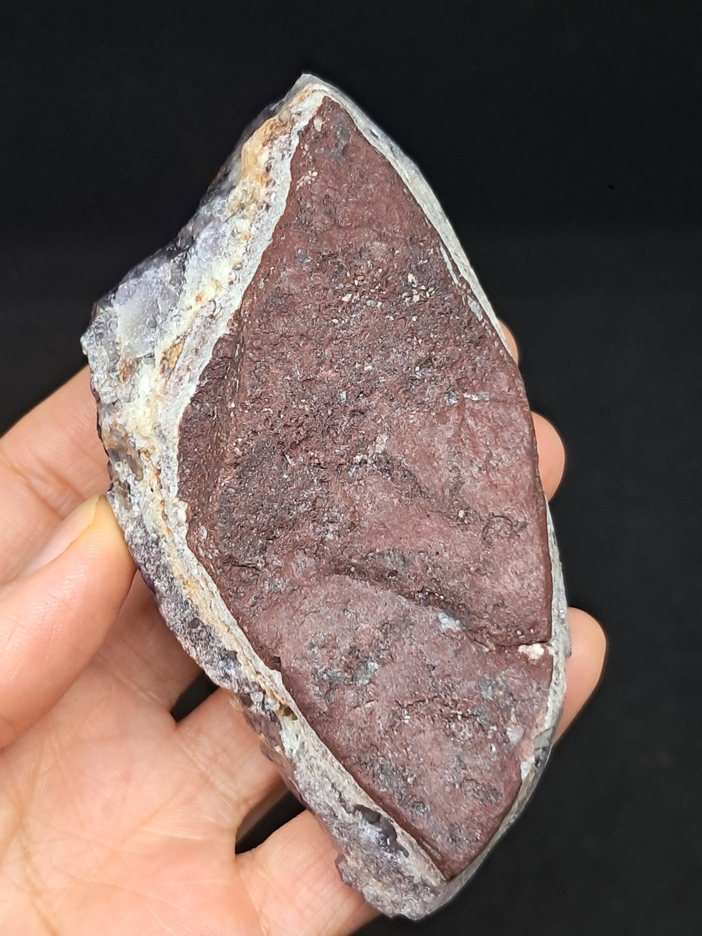 Amethyst w/ Hematite Cluster (Madhya Pradesh) | Mineral Specimen | Natural Stone #AM7