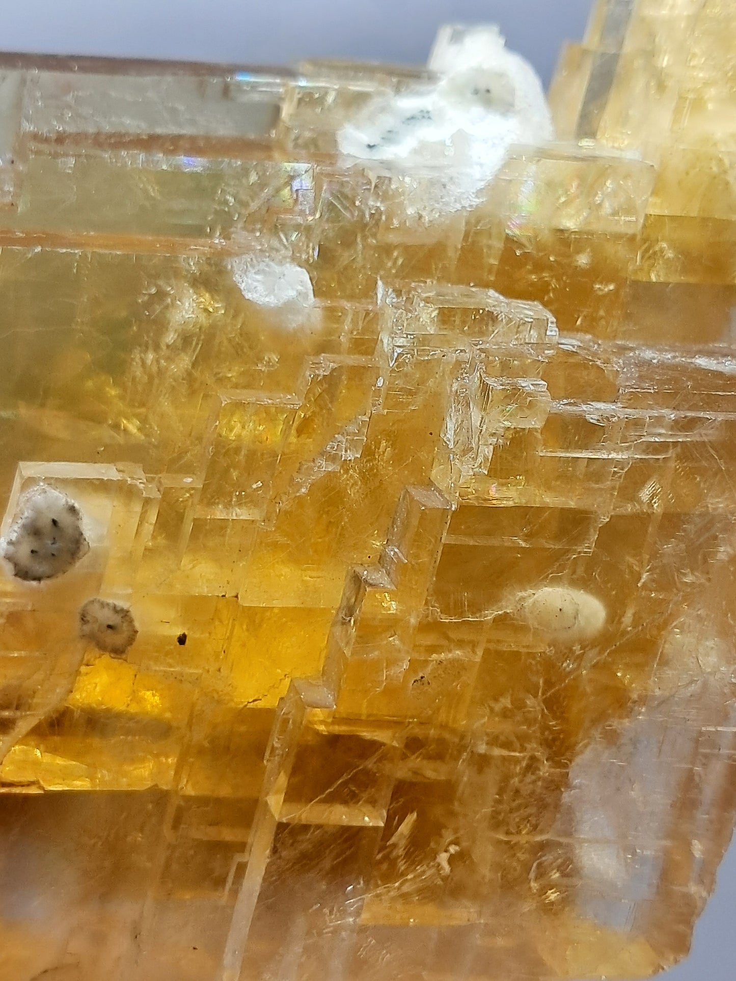 Honey Calcite w/ Okenite (India) Rough Crystal | Natural Stone | Mineral Specimen #CA15